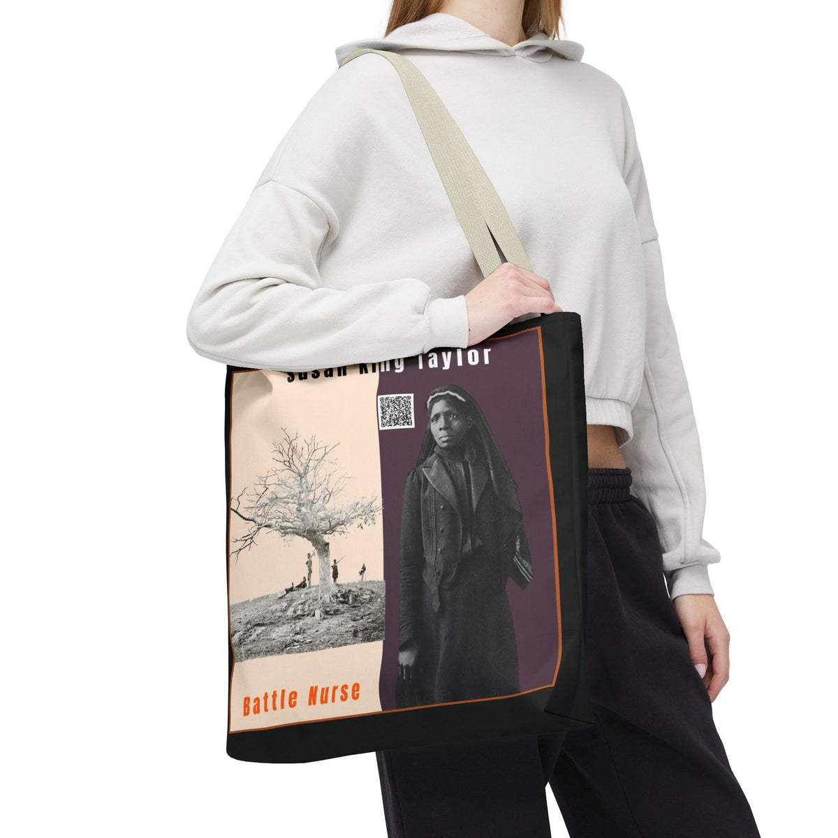 Susan King Taylor Battle Nurse Black History Tote Bag