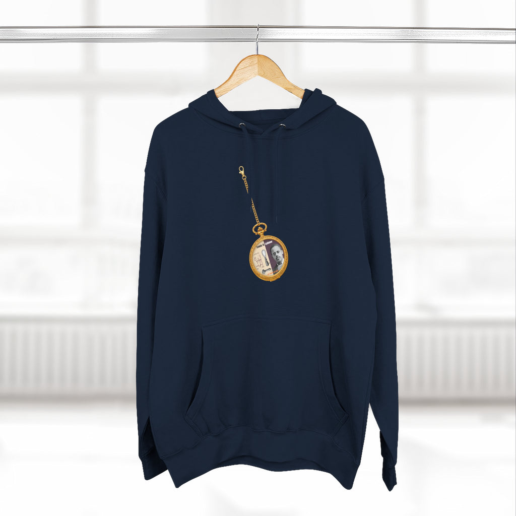 Lewis H Latimer Pocket Watch Three-Panel Fleece Hoodie