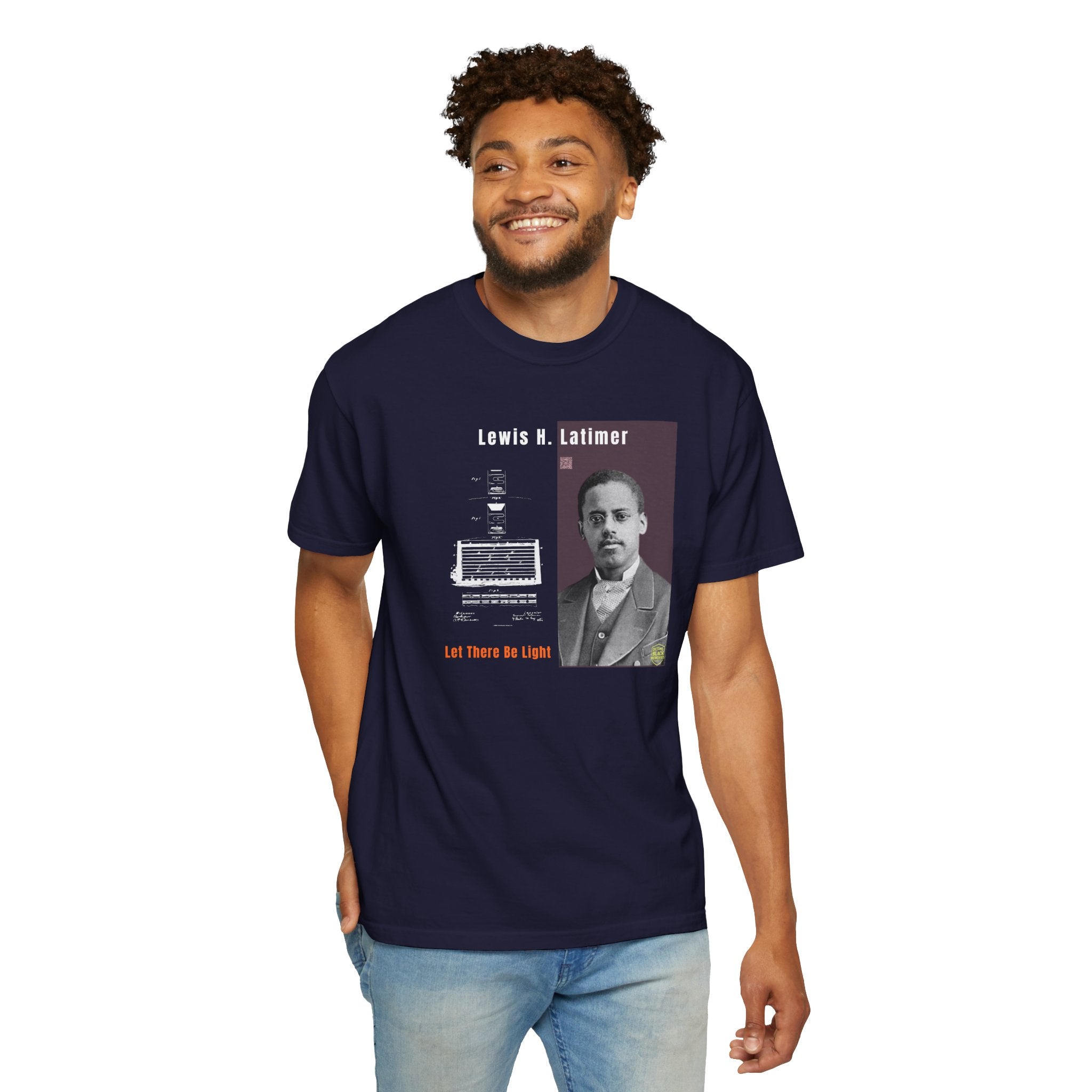 Lewis H. Latimer, Unisex, Historical Portrait T-shirt (City Champs)
