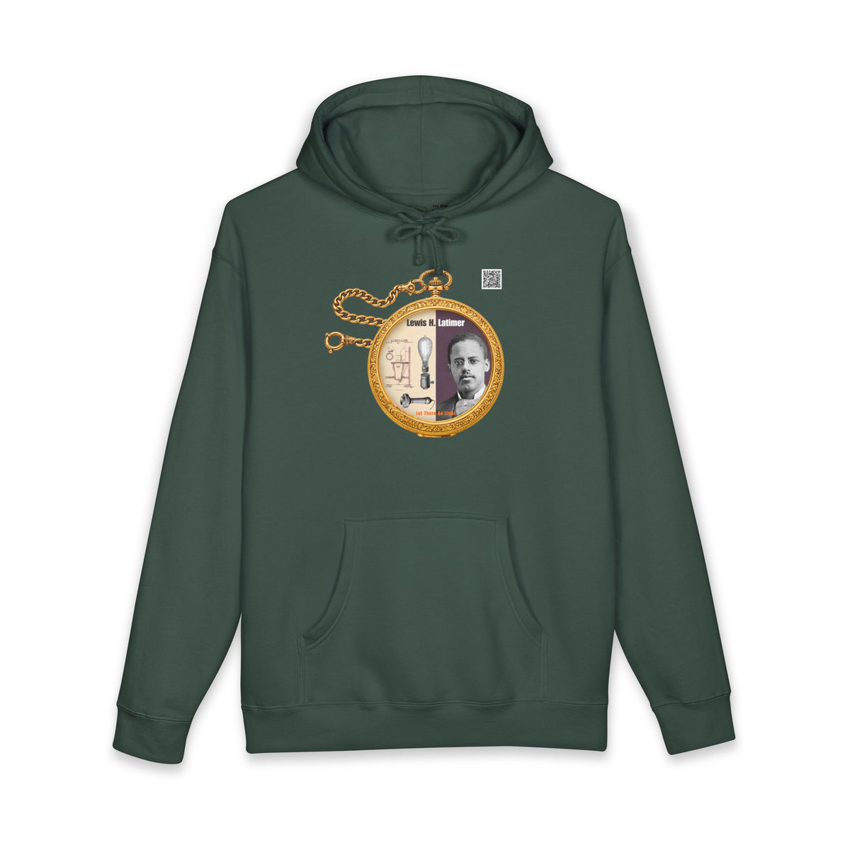 Historical Portrait Pocket Watch Hoodie