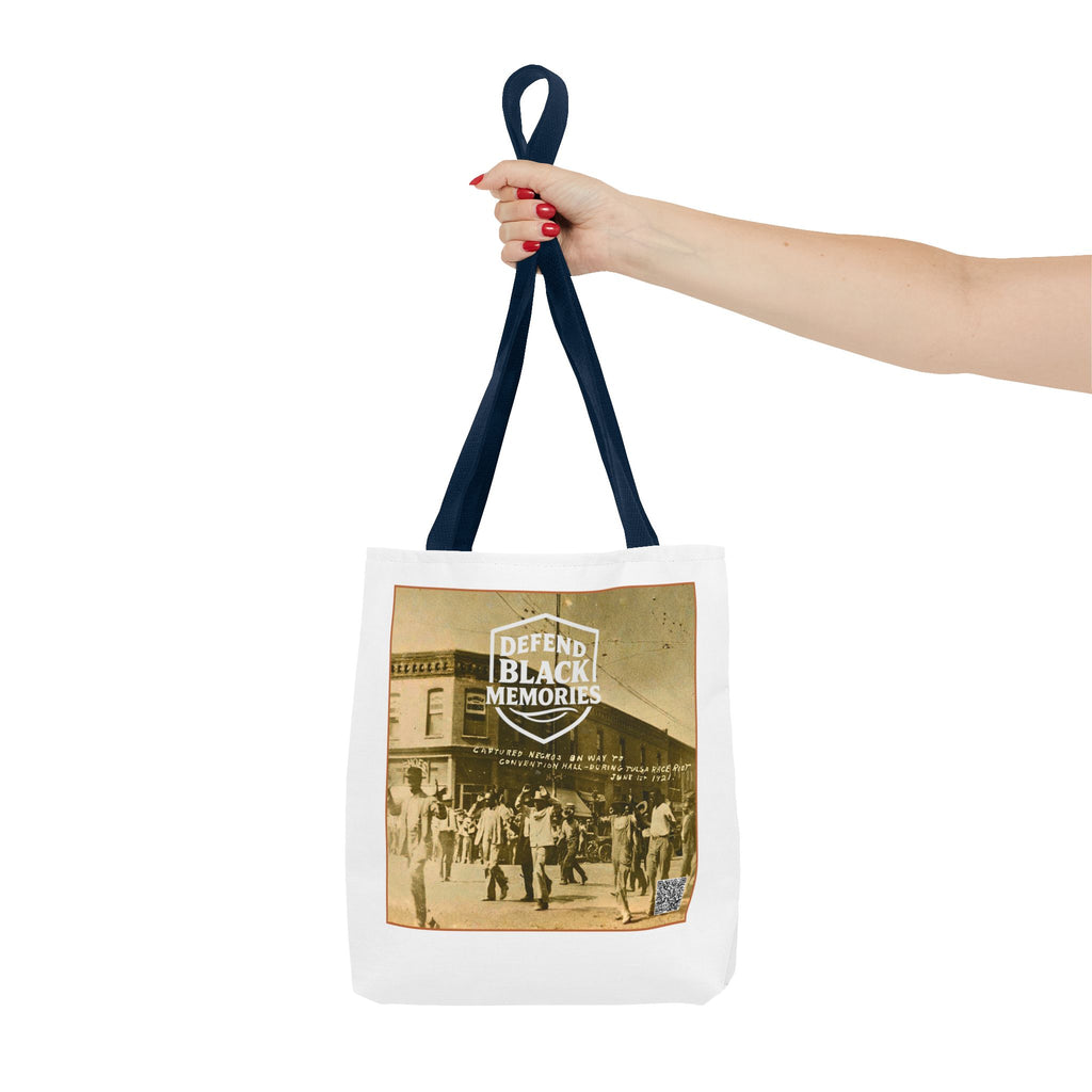 Defend Black Memories:Tulsa Massacre Historical Photo AOP Tote Bag