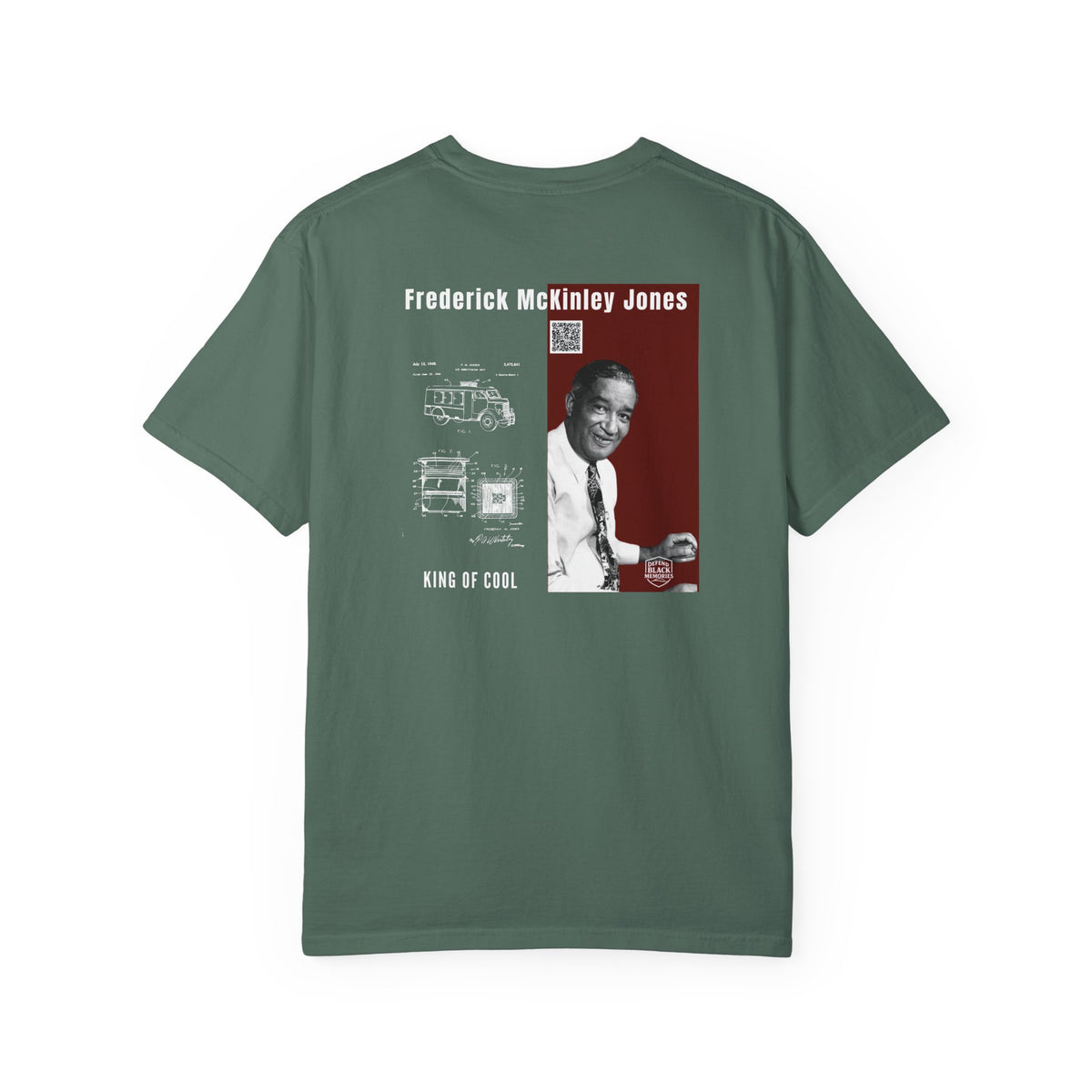 Frederick McKinley Jones, 2 Side, Unisex, Historical Portrait T-shirt (CIty Champs)