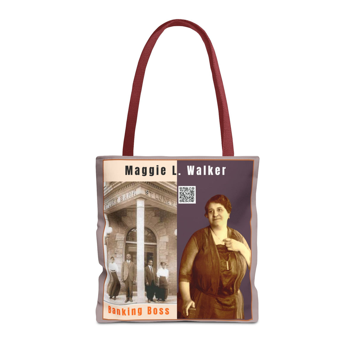 Maggie L. Walker Banking Boss Defend Black Memories Tote Bag