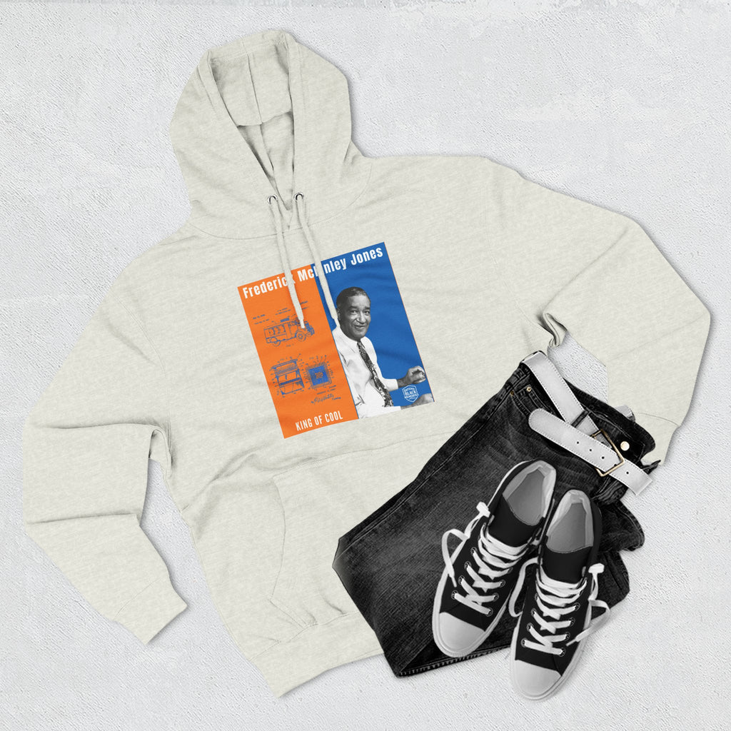 Frederick McKinley Jones, Unisex, Three-panel Historical Portrait Hoodie (City Champs)