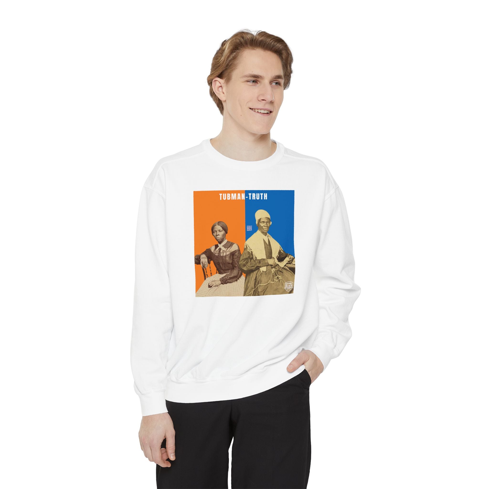 Tubman-Truth, Unisex, Garment-Dyed Sweatshirt (City Champs)