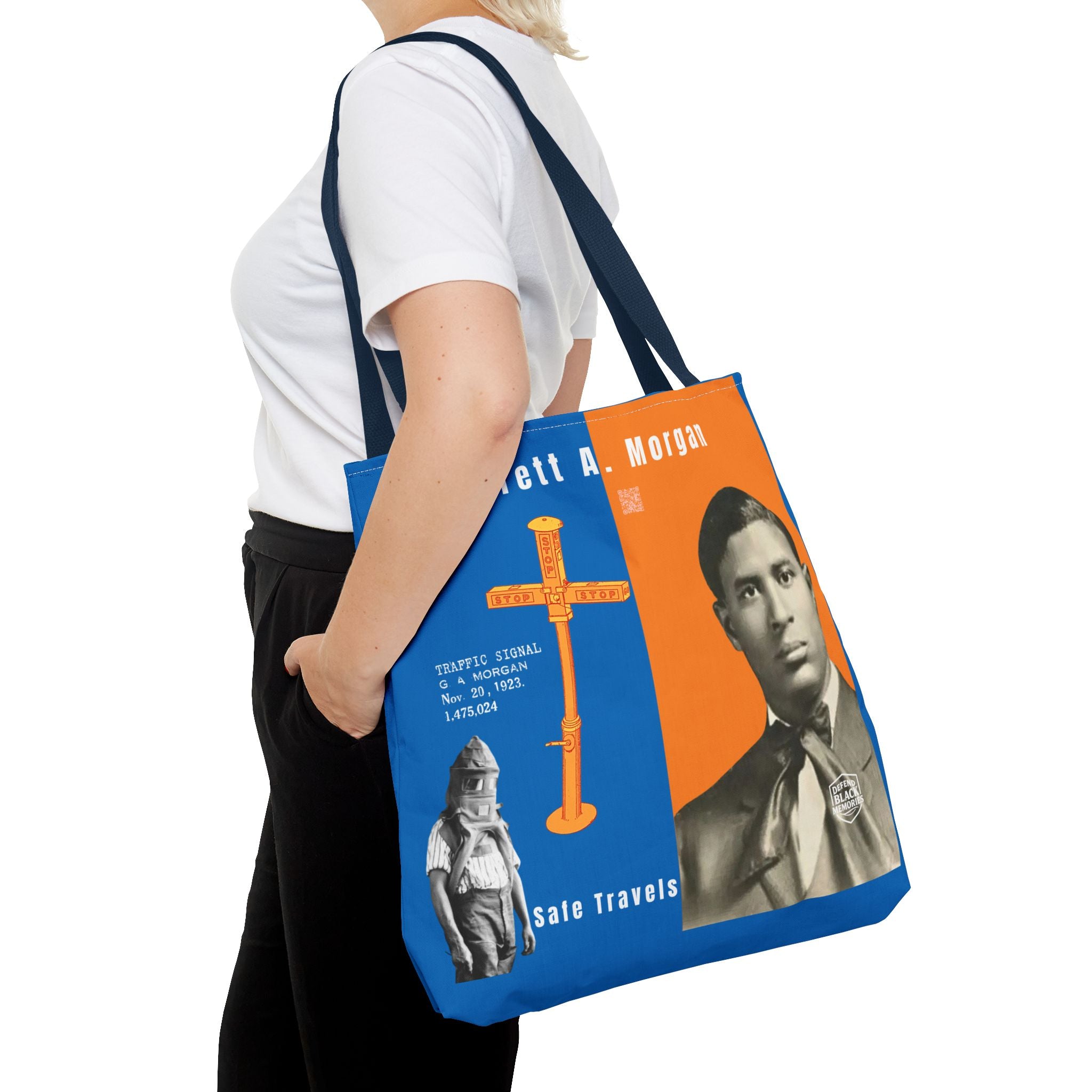 Garrett A. Morgan Tribute Tote Bag (Double Side City Champs Blue)