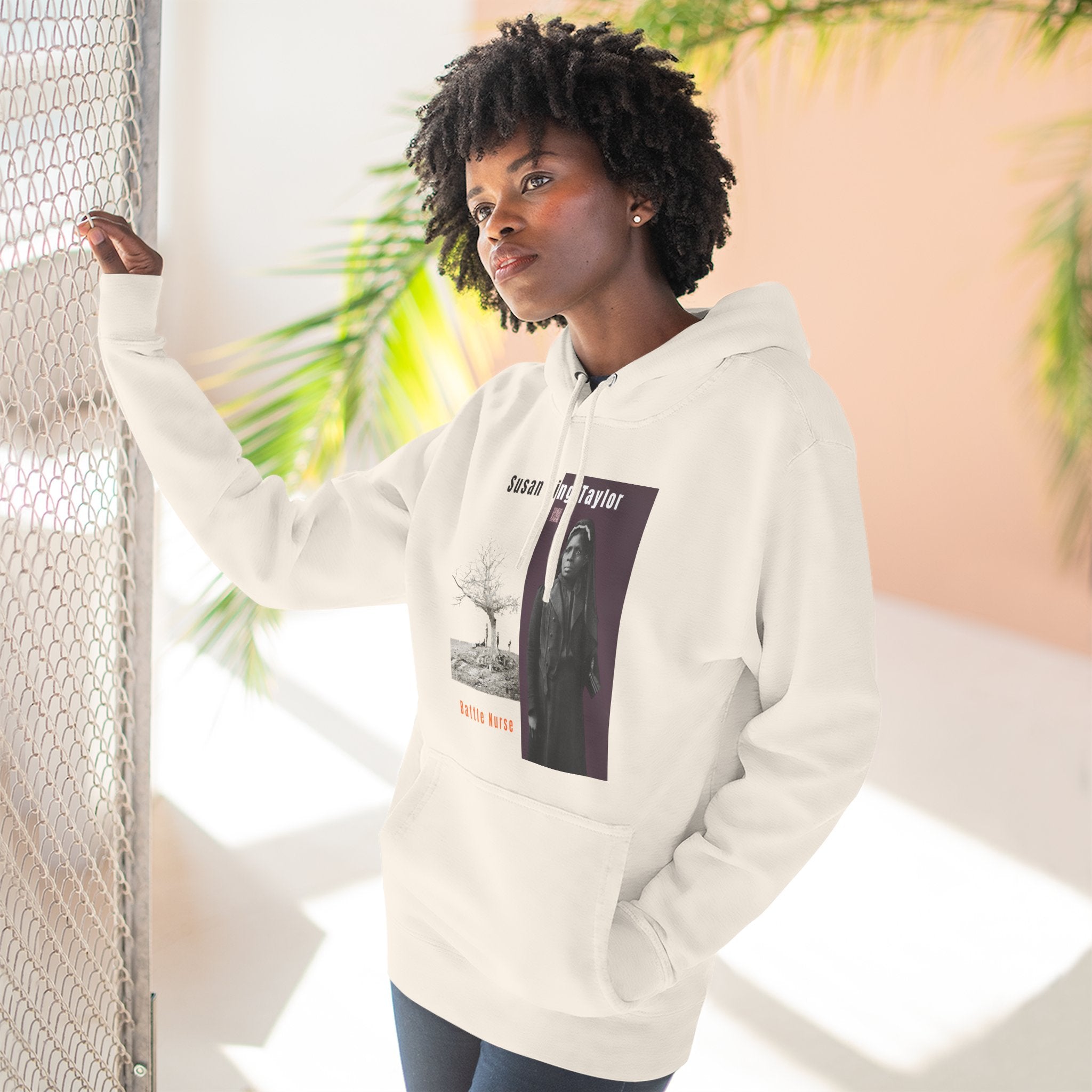 Susan King Taylor, Three-panel Historical Portrait Hoodie