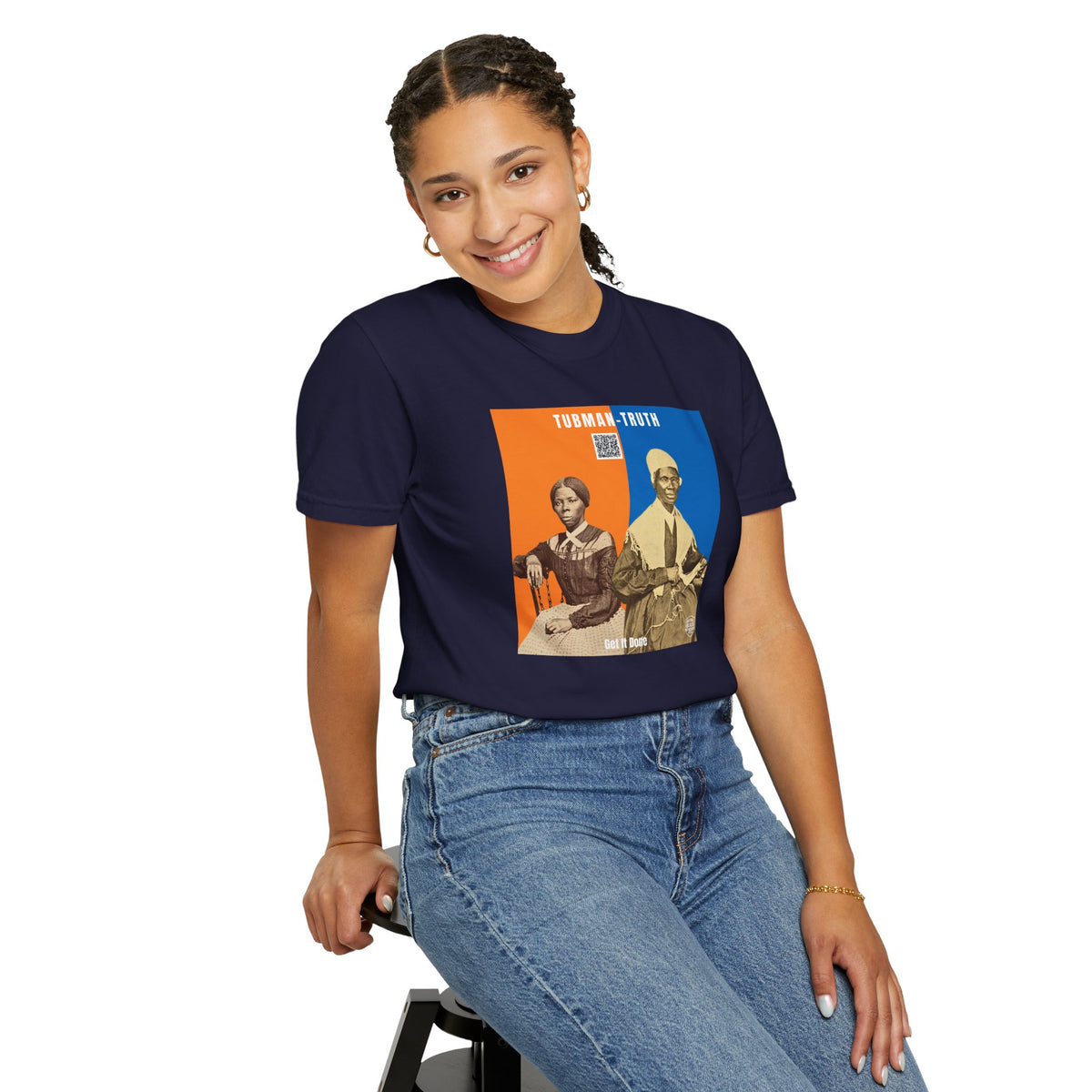 Tubman-Truth Historical Portrait Graphic Tee (City Champs)