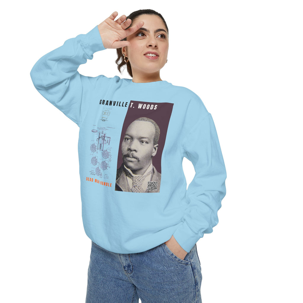 Granville T. Woods, Unisex, Historical Portrait Crewneck Sweatshirt