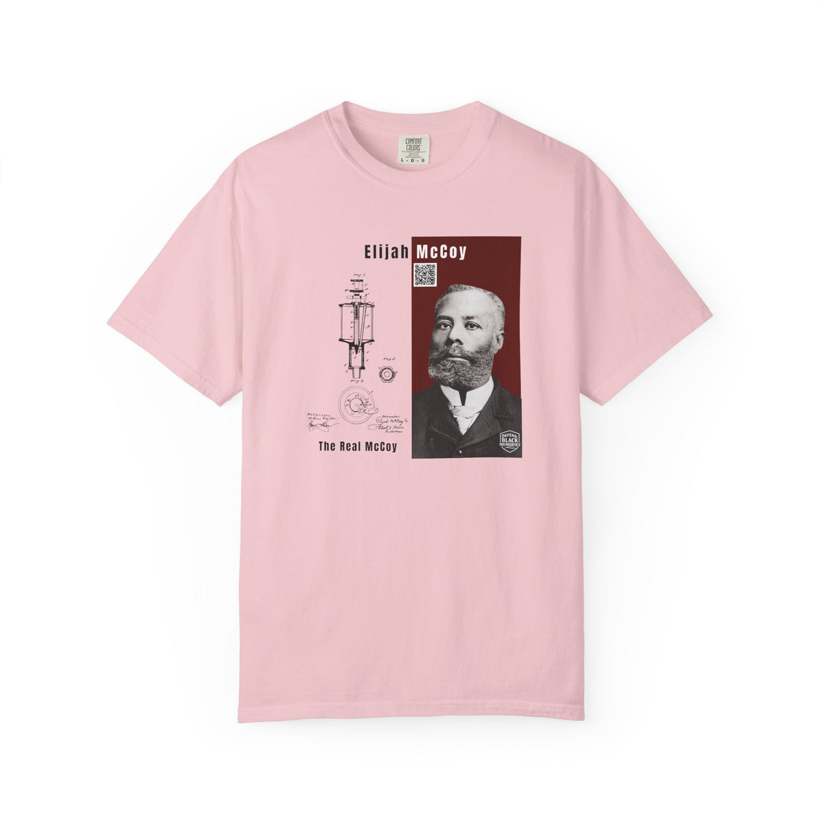 Elijah McCoy Portrait T-Shirt – Historical Inventor Graphic Tee (City Champs)