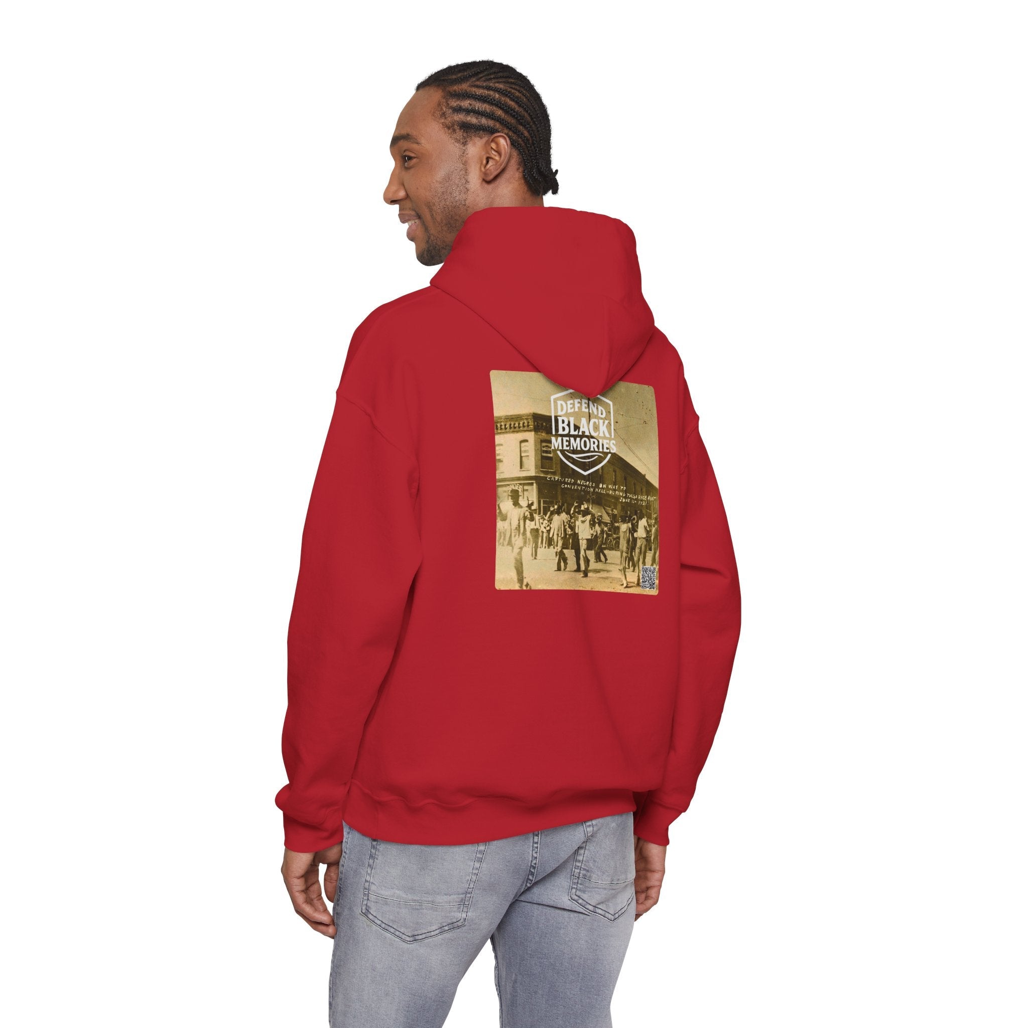 Tulsa Race Massacre, Historical Portrait Hoody, w/Back Graphic
