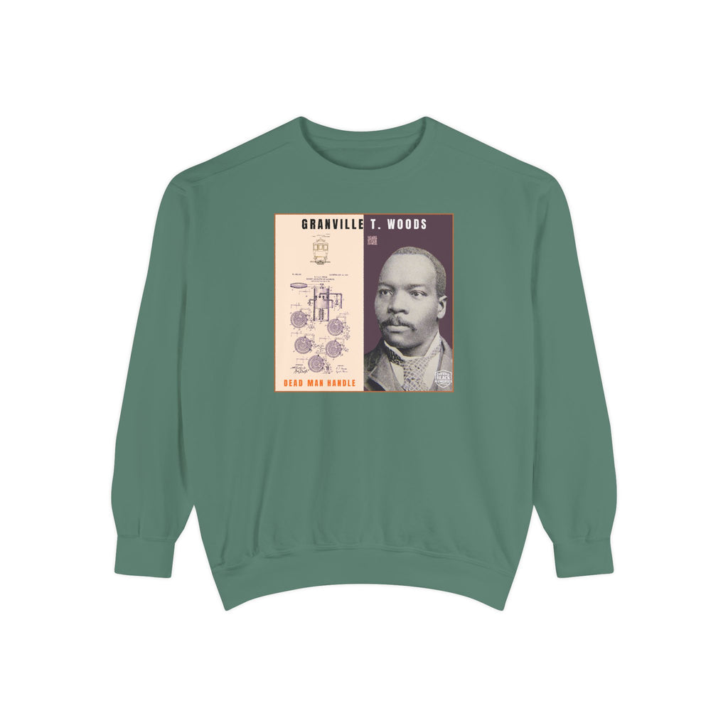 Granville T. Woods, Unisex, Historical Portrait Crewneck Sweatshirt (City Champs)