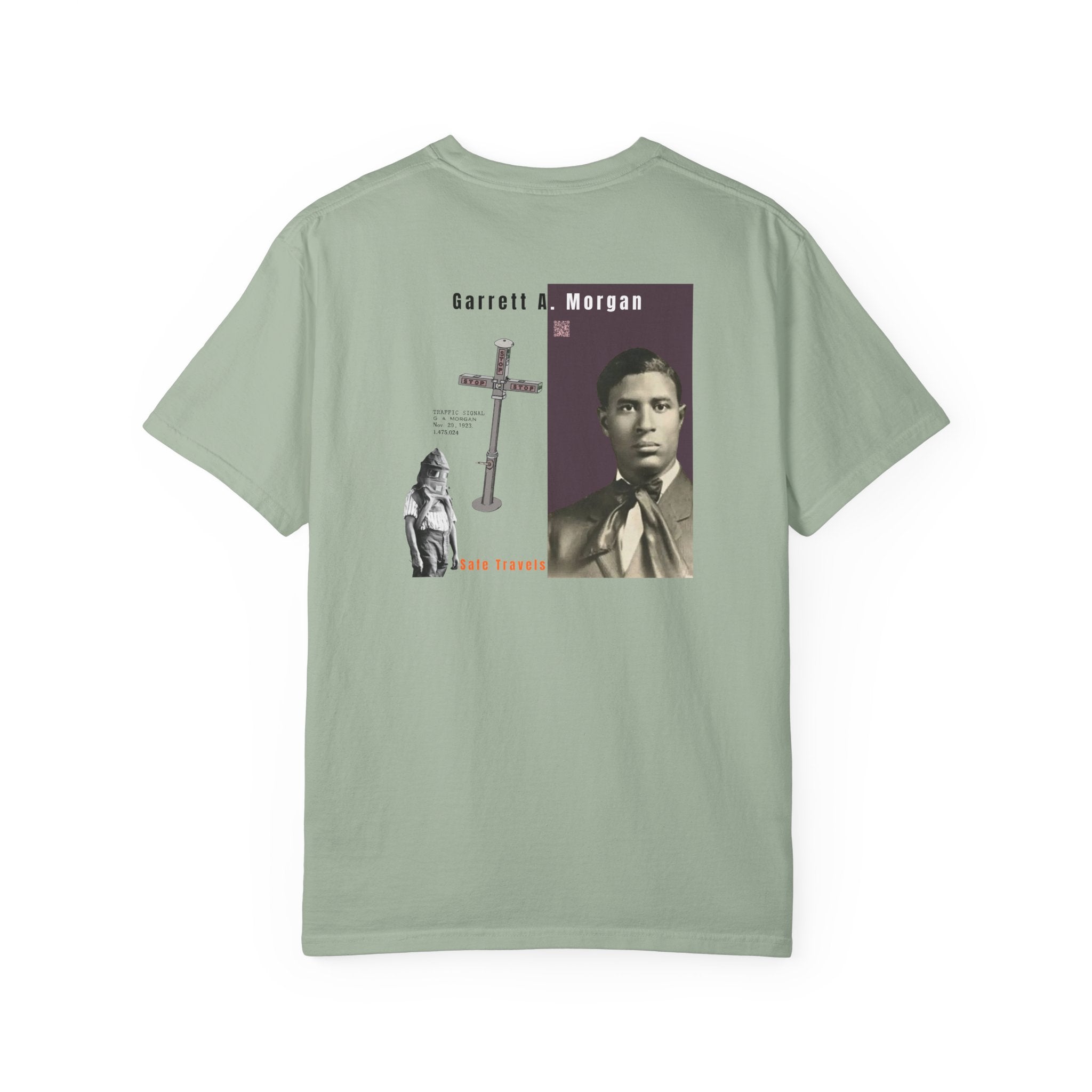 Garrett A. Morgan, 2 Side, Historical Portrait T-shirt (City Champs)