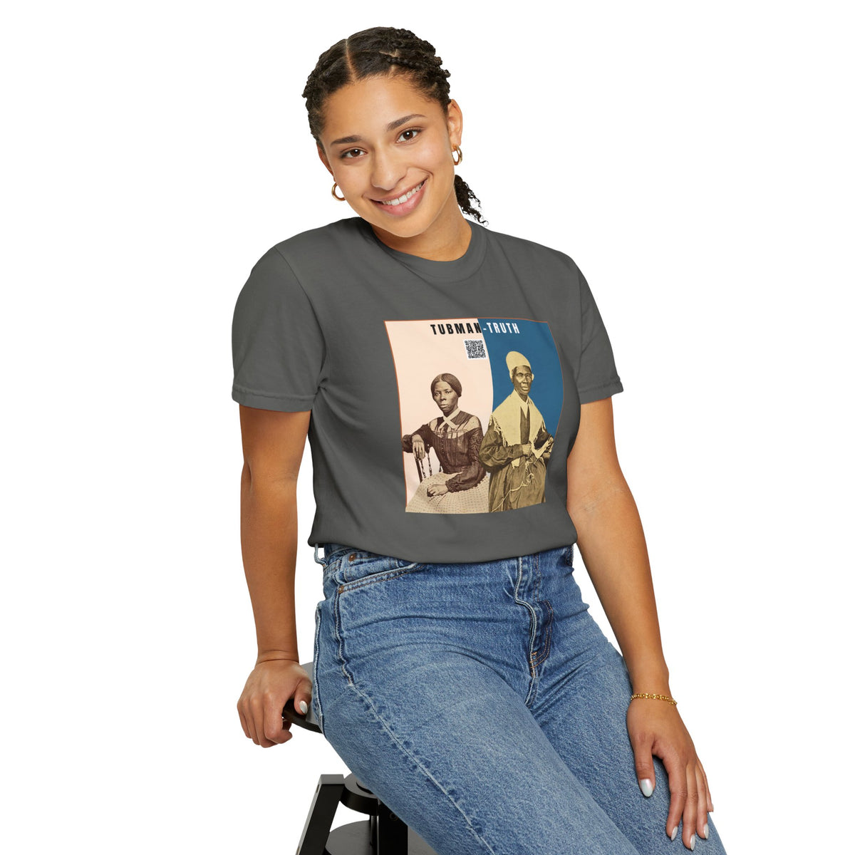 Tubman-Truth Historical Portrait Graphic Tee (City Champs)