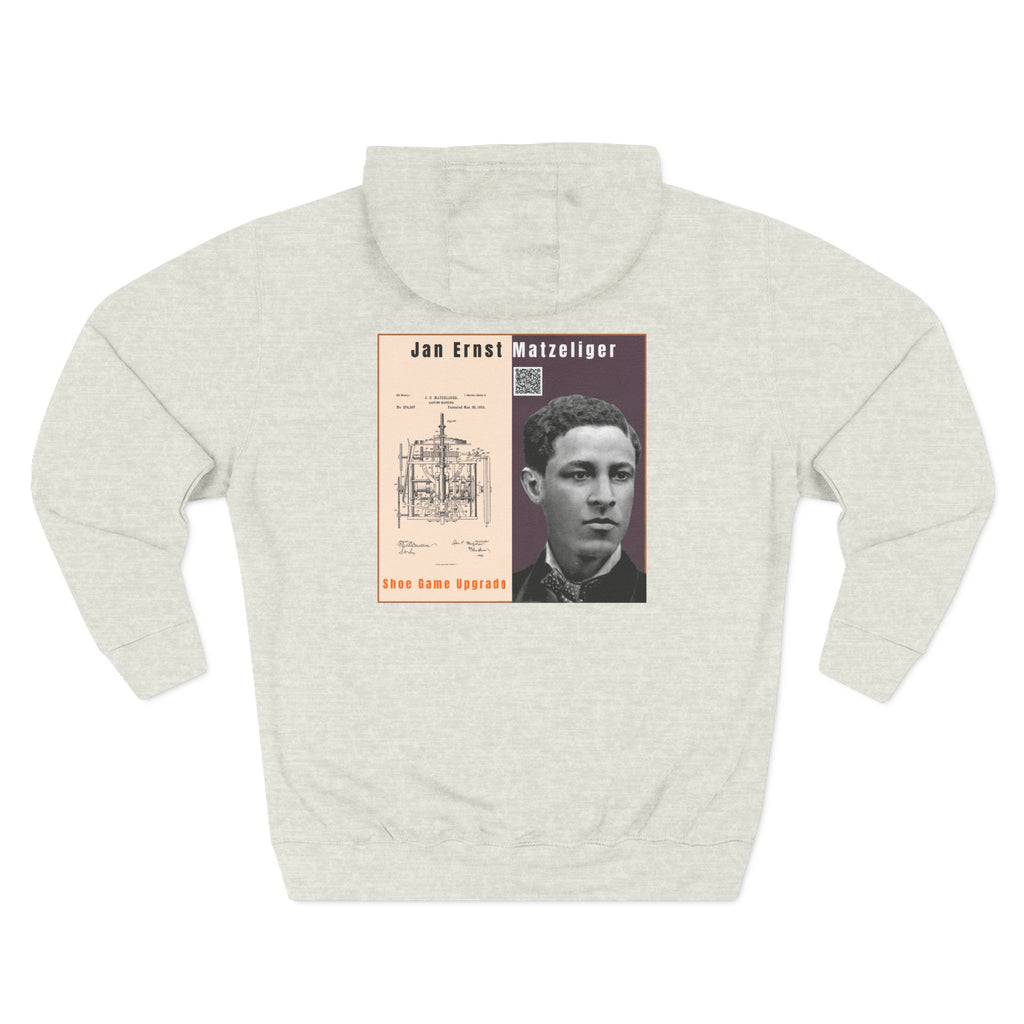 Jan E. Matzeliger Three-Panel Historic Portrait Hoodie (City Champs)