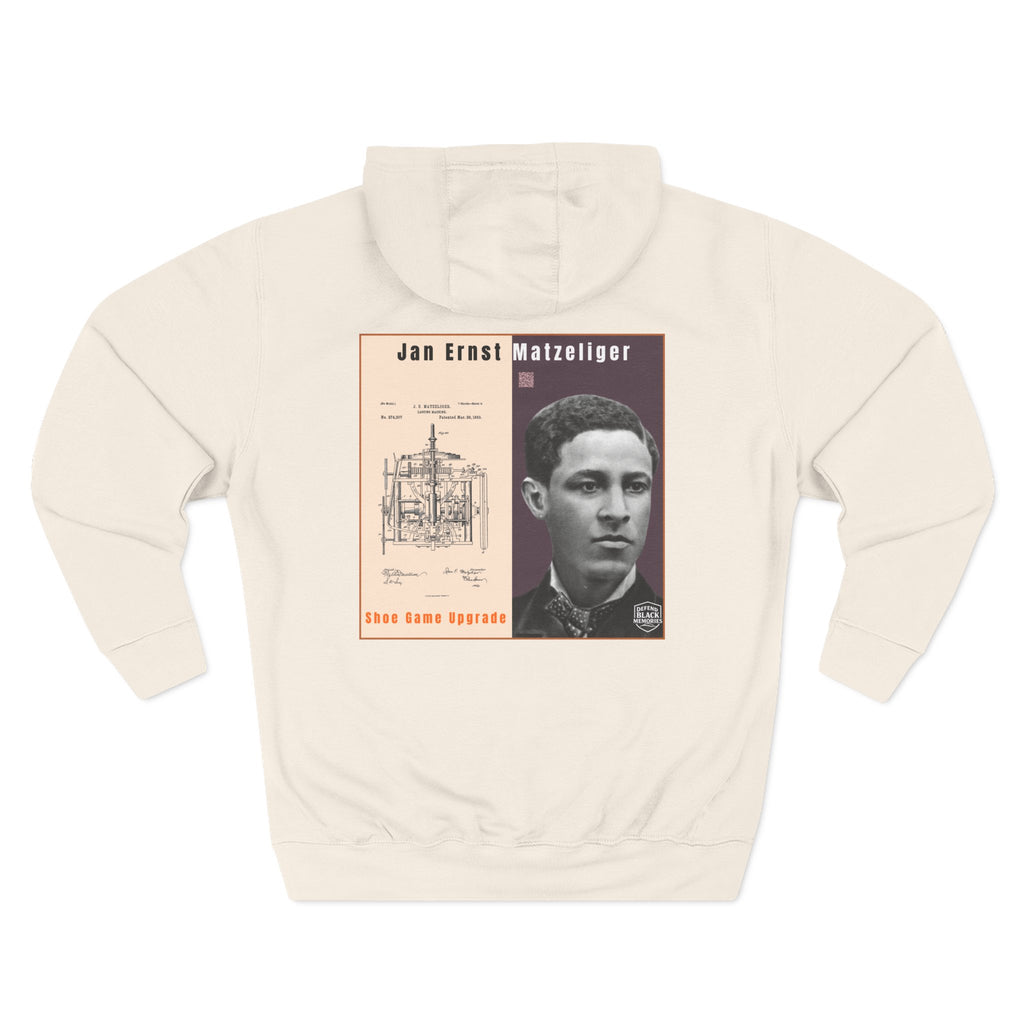 Jan E. Matzeliger Three-Panel Historic Portrait Hoodie (City Champs)