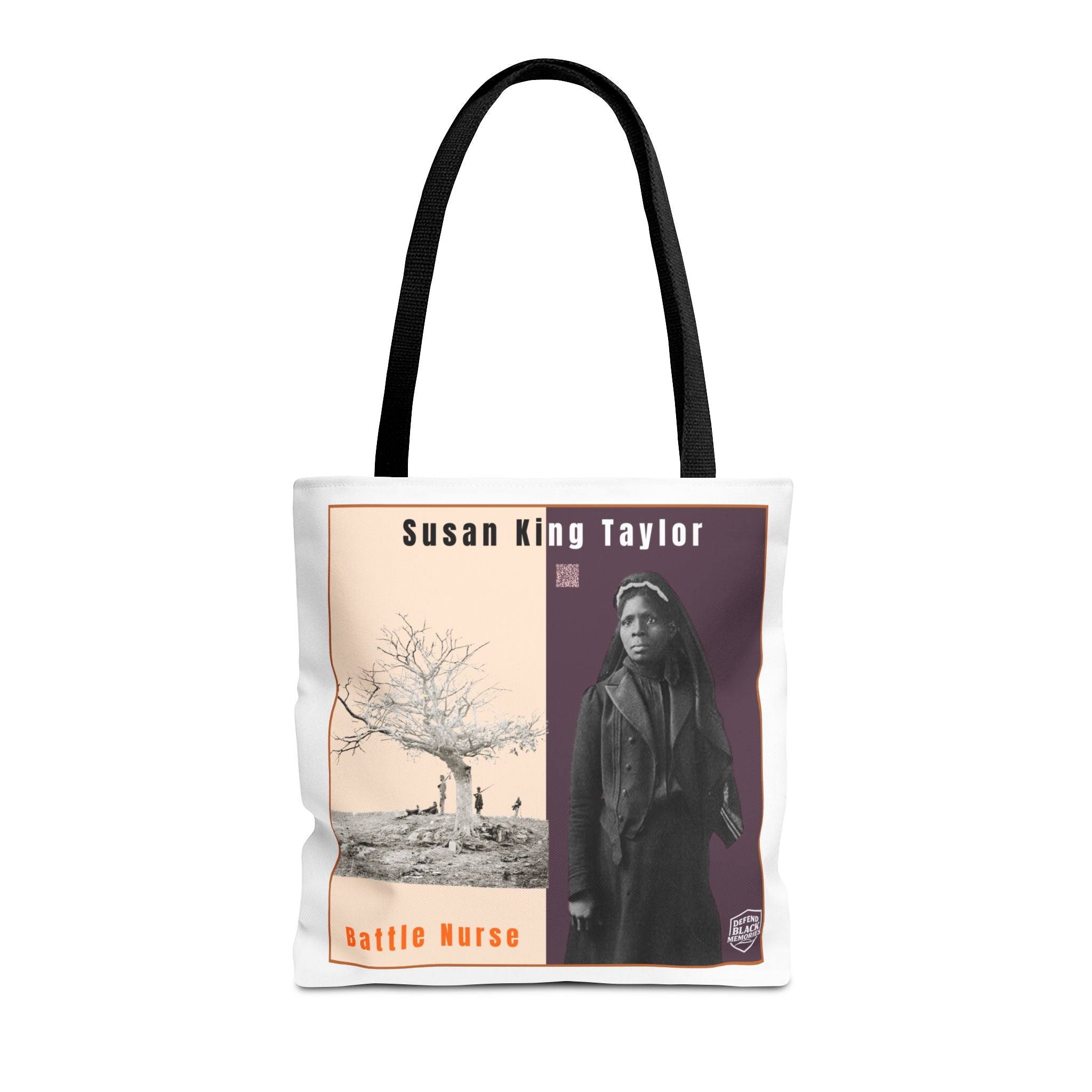 Susan King Taylor Tote Bag (White)