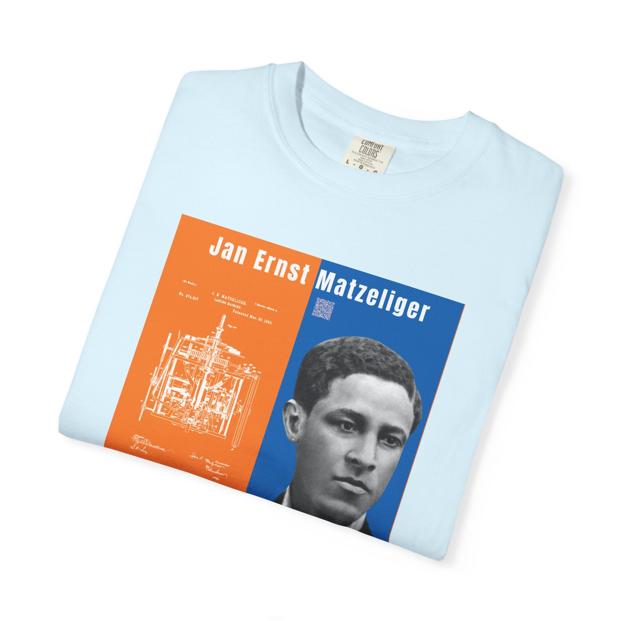 Jan Ernst Matzeliger Portrait T-Shirt – Historical Inventor Graphic Tee (City Champs)
