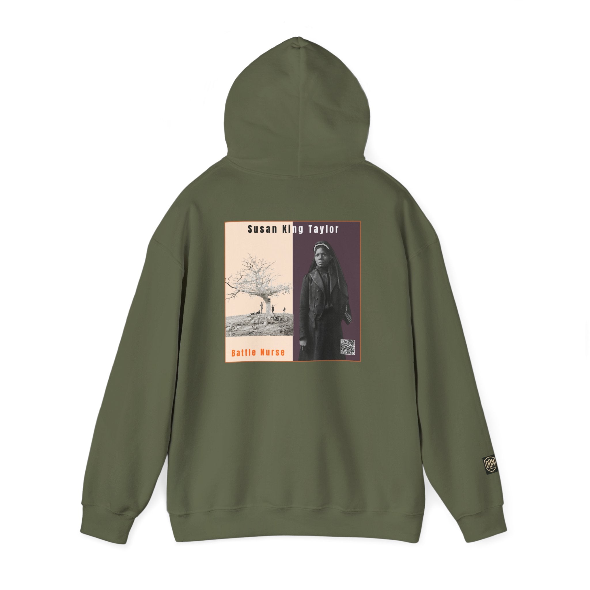 Susan King Taylor, Unisex, Historical Portrait, Heavy Blend™ Hooded Sweatshirt