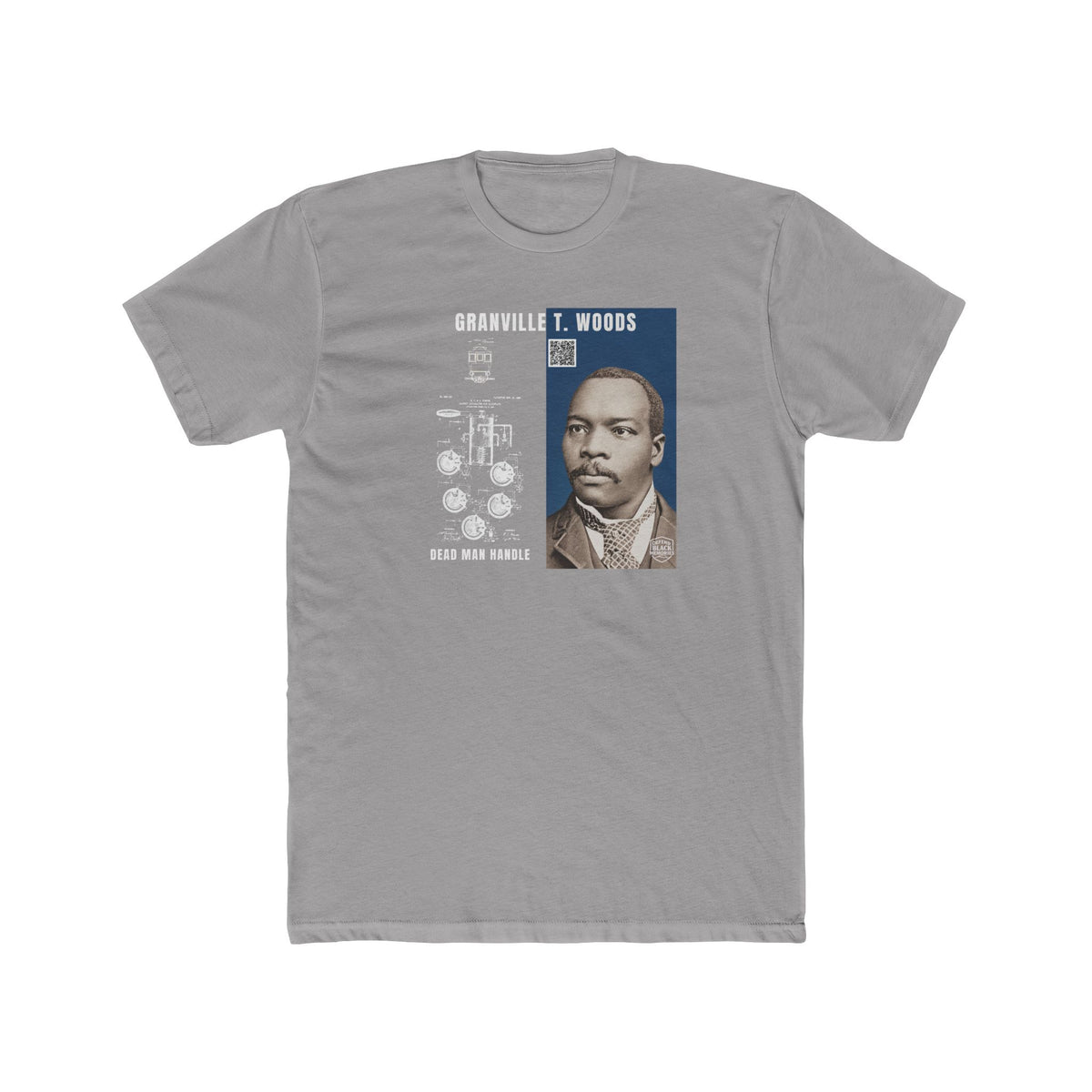 Granville T. Woods, Unisex, Historical Portrait T-Shirt (City Champs)