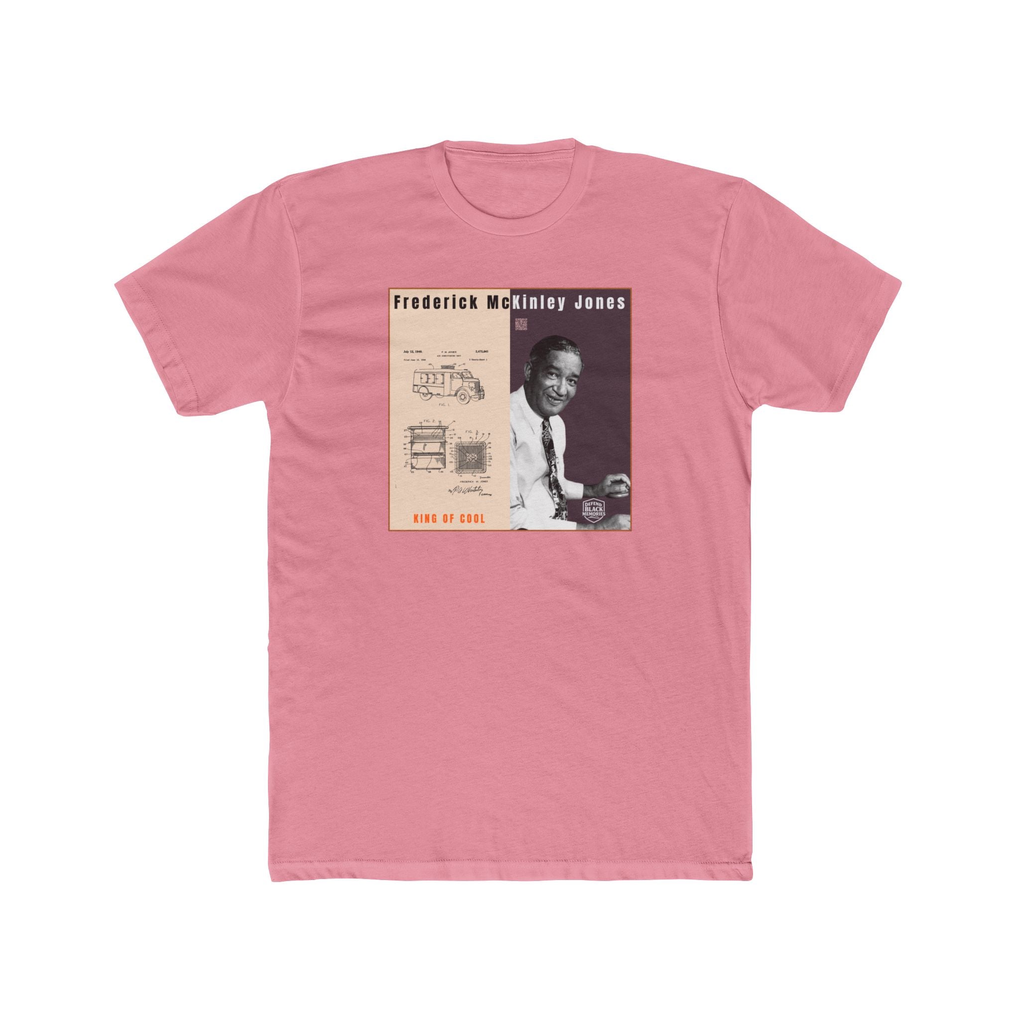 Frederick McKinley Jones, Unisex, Historical Portrait T-Shirt (City Champs)