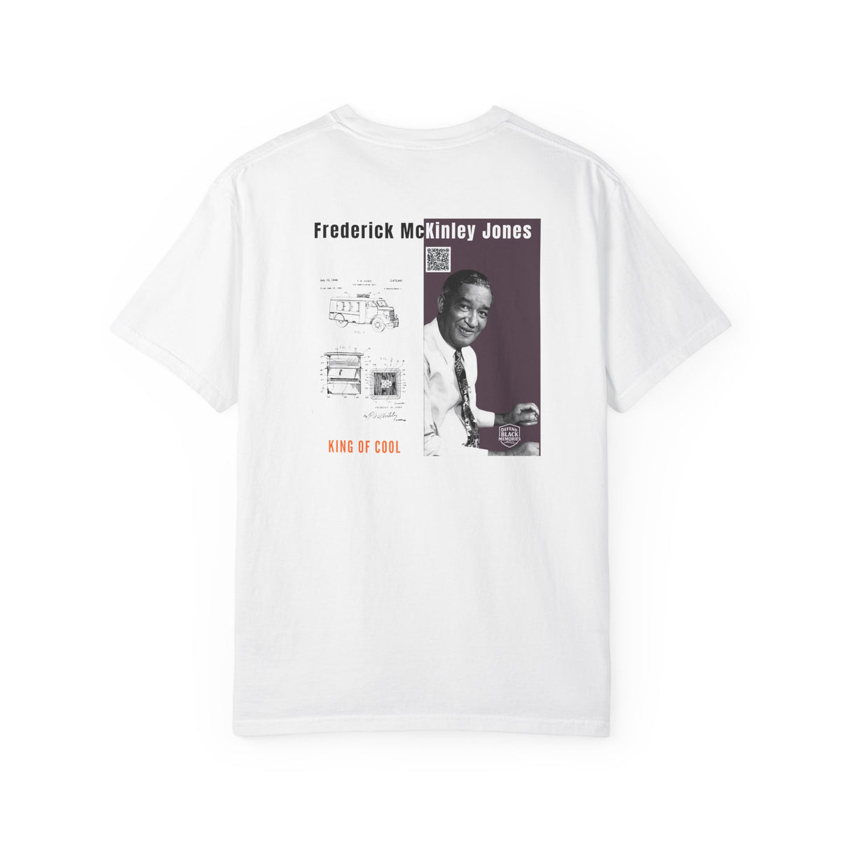 Frederick McKinley Jones, 2 Side, Unisex, Historical Portrait T-shirt (CIty Champs)