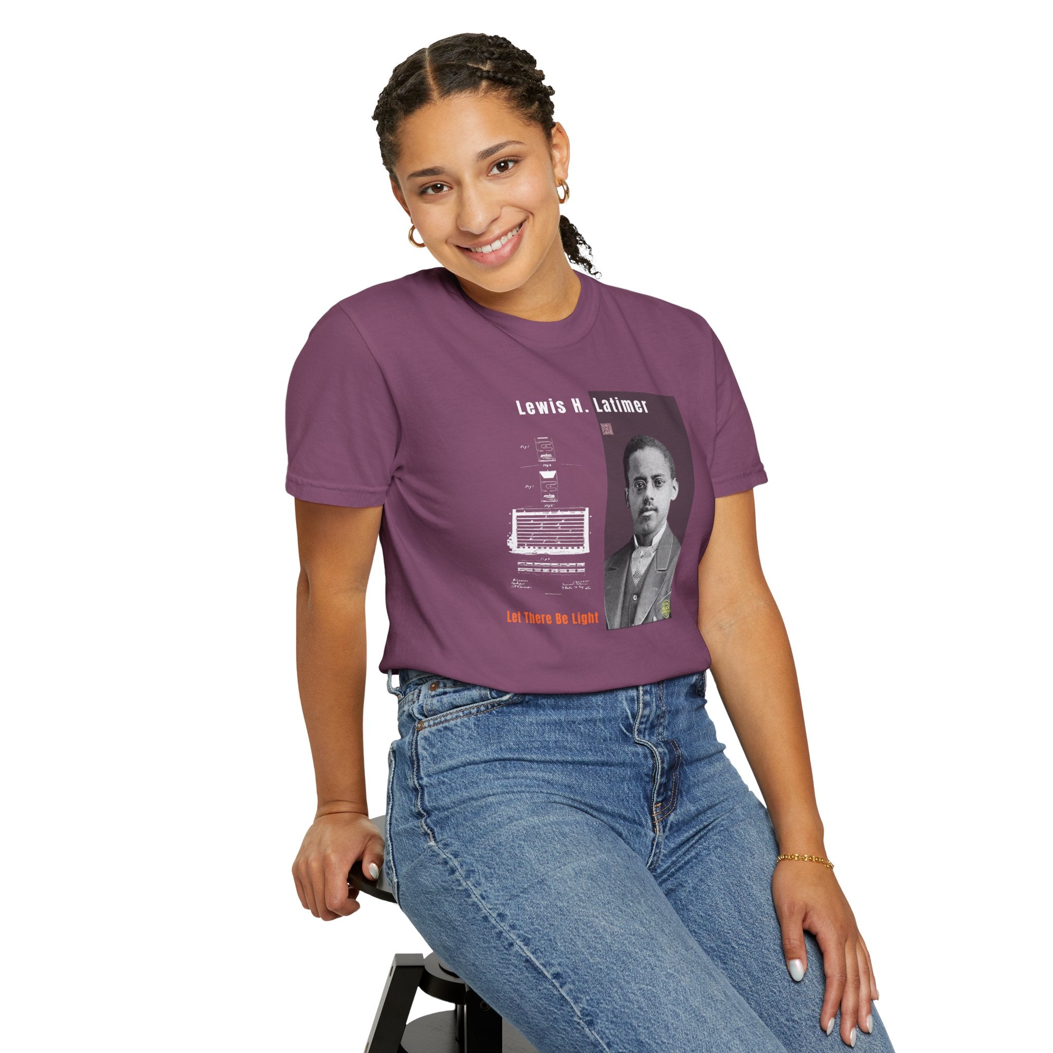 Lewis H. Latimer, Unisex, Historical Portrait T-shirt (City Champs)