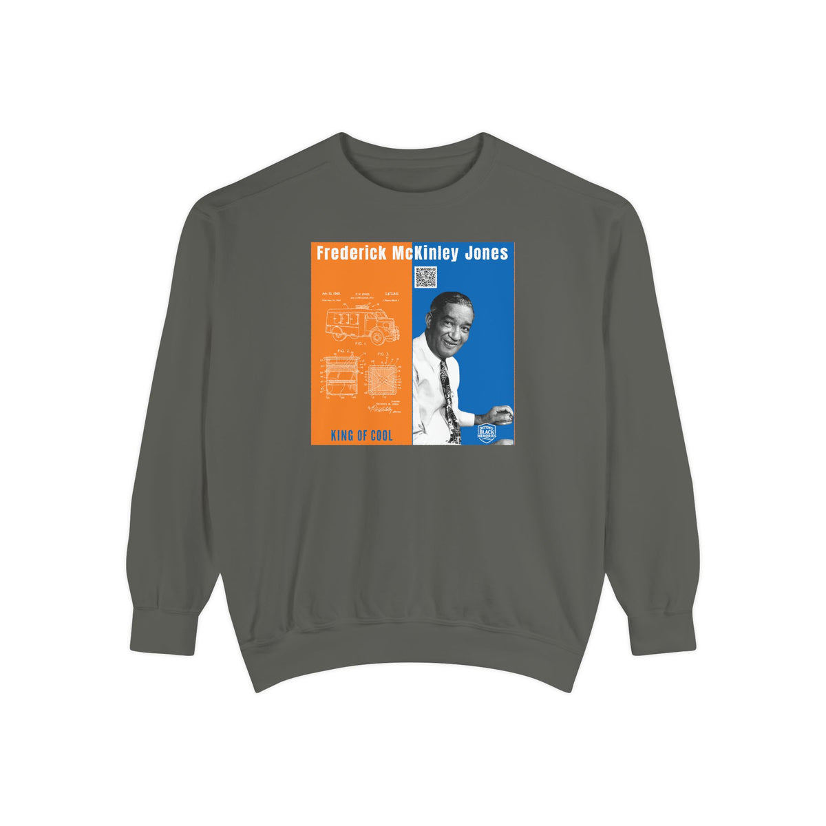 Frederick McKinley Jones, Unisex, Garment-Dyed Sweatshirt (City Champs)
