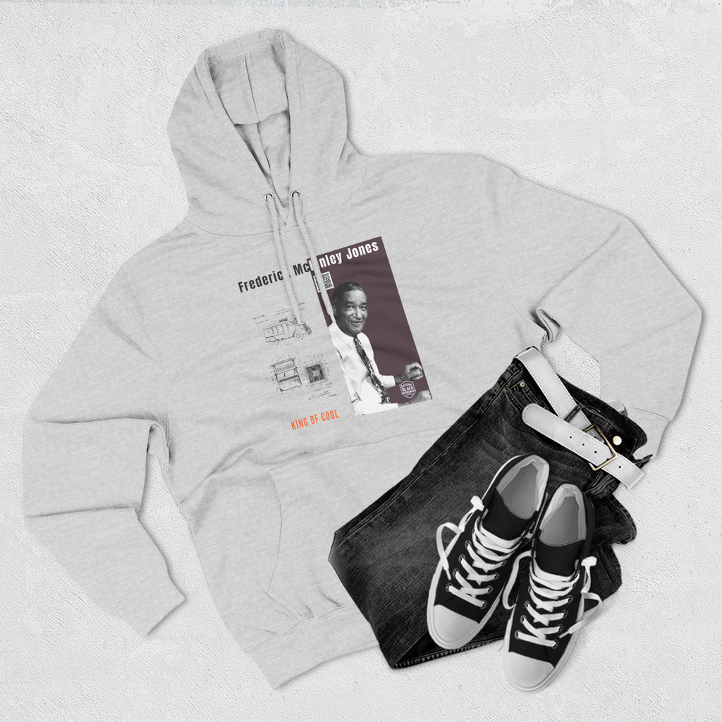 Frederick McKinley Jones, Unisex, Three-panel Historical Portrait Hoodie (City Champs)