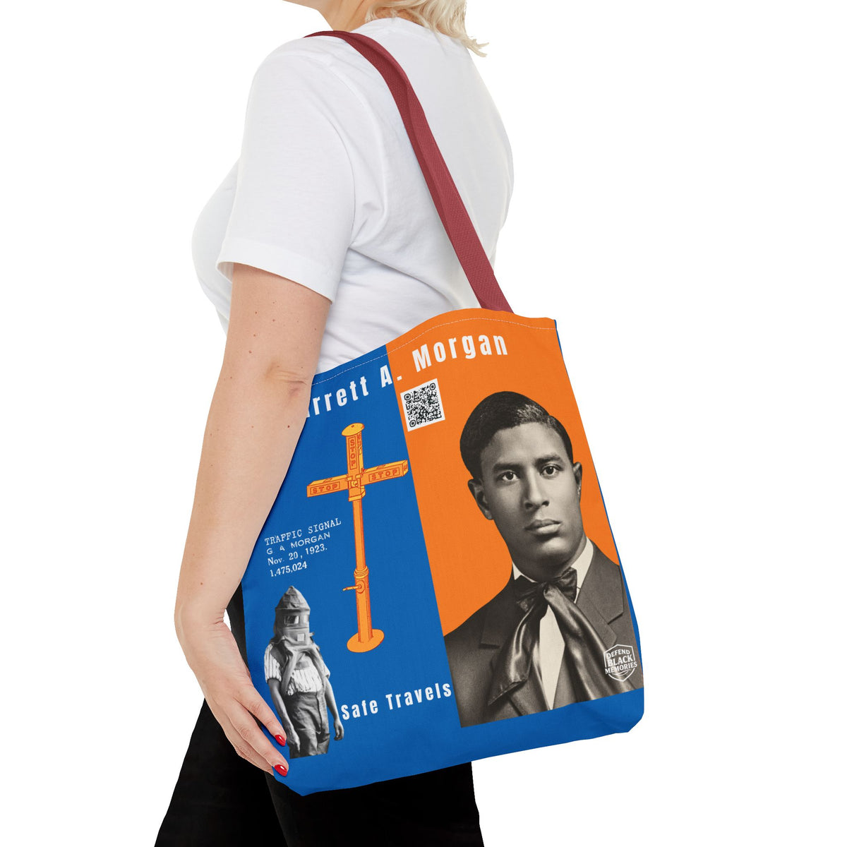 Garrett A. Morgan Tribute Tote Bag (Double Side City Champs Blue)