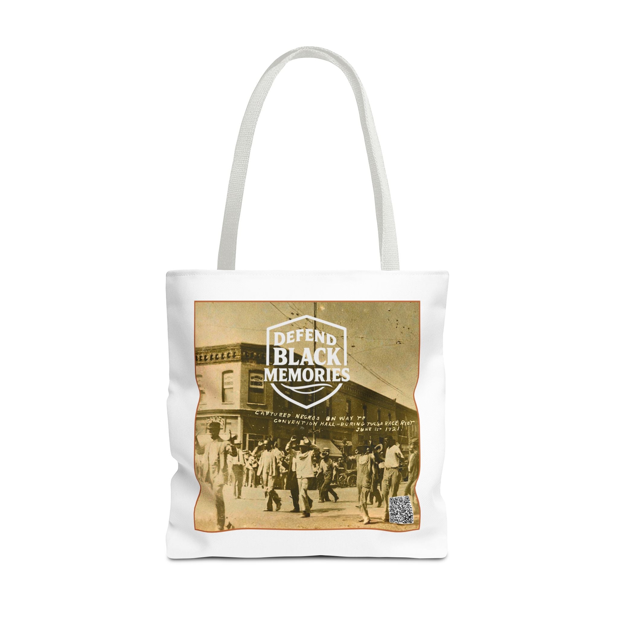 Tulsa Massacre Tote Bag (White)