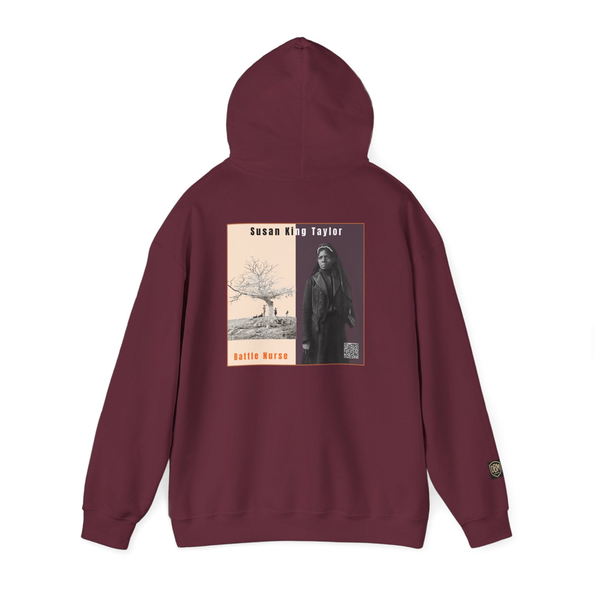 Susan King Taylor, Unisex, Historical Portrait, Heavy Blend™ Hooded Sweatshirt