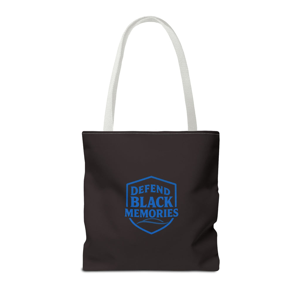 Tubman-Truth Brooch Graphic Tote Bag (Black)