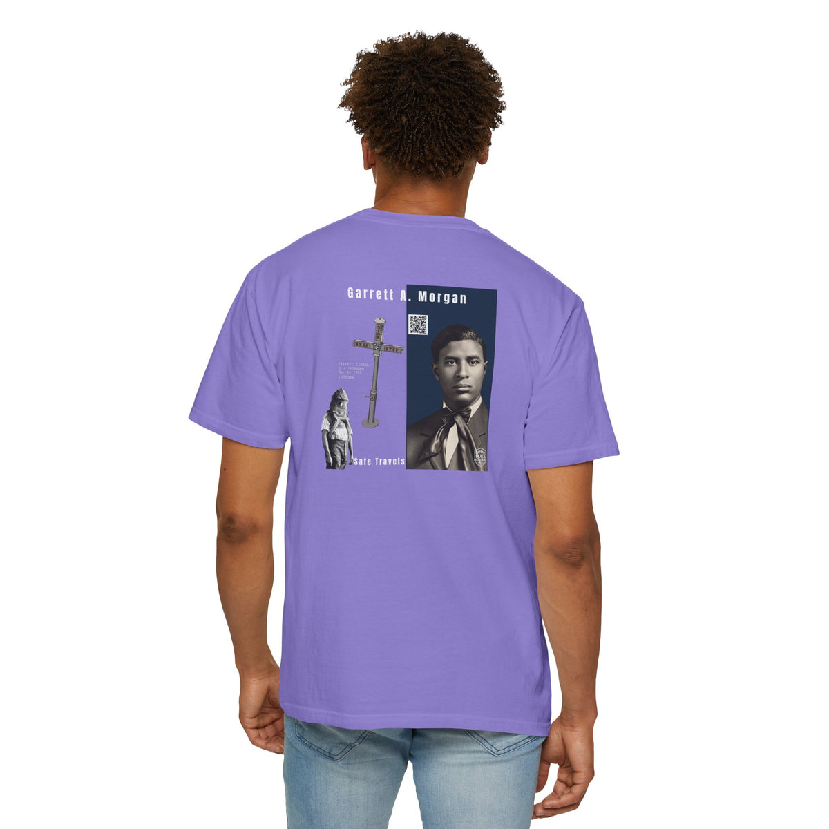 Garrett A. Morgan, 2 Side, Historical Portrait T-shirt (City Champs)