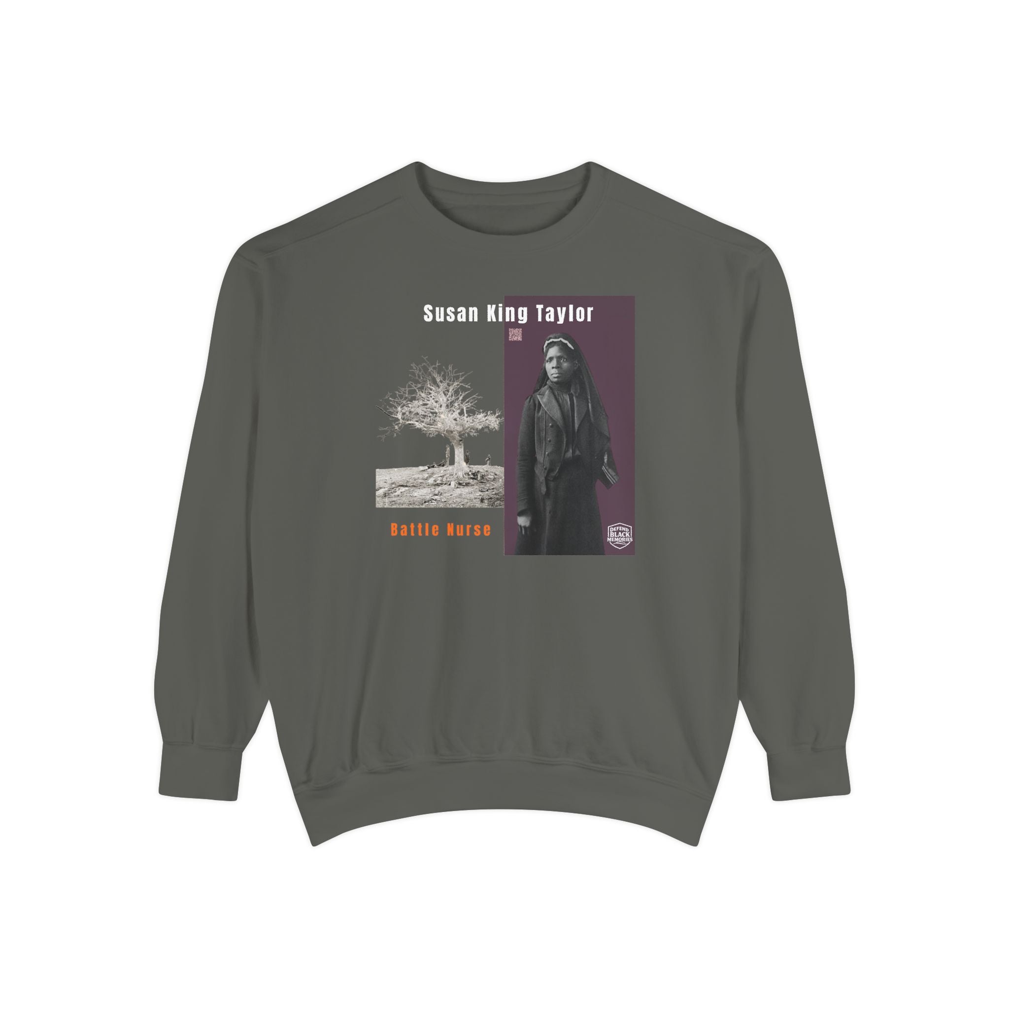 Susie King Taylor: Unisex Garment-Dyed Sweatshirt (City Champs)