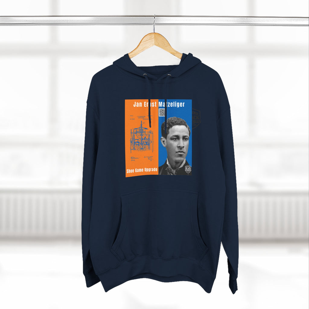 Jan E. Matzeliger Three-Panel Historic Portrait Hoodie (City Champs)