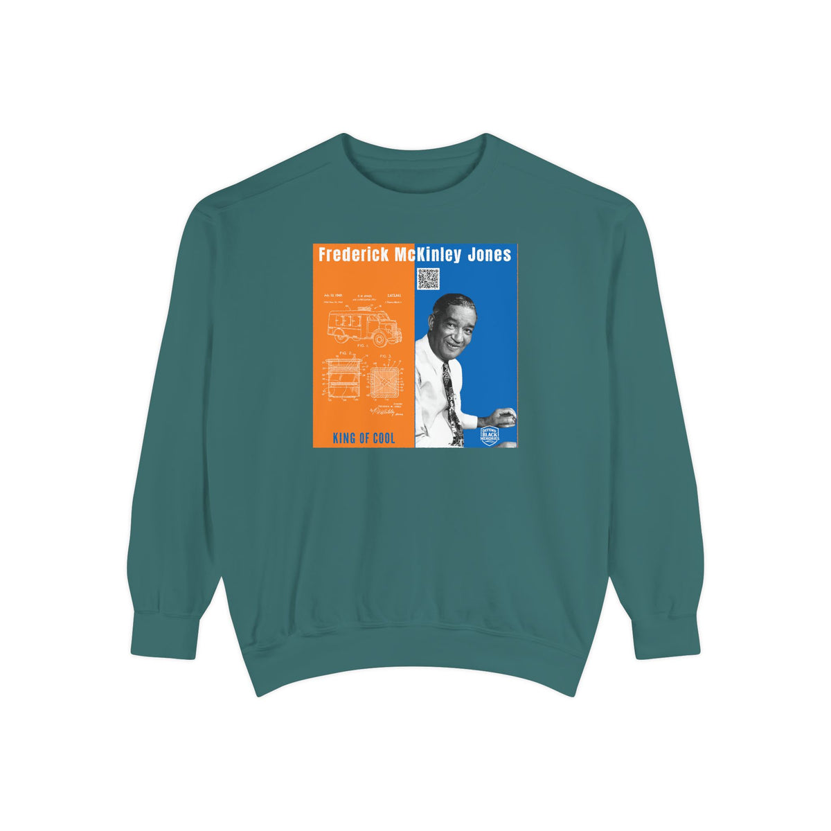 Frederick McKinley Jones, Unisex, Garment-Dyed Sweatshirt (City Champs)