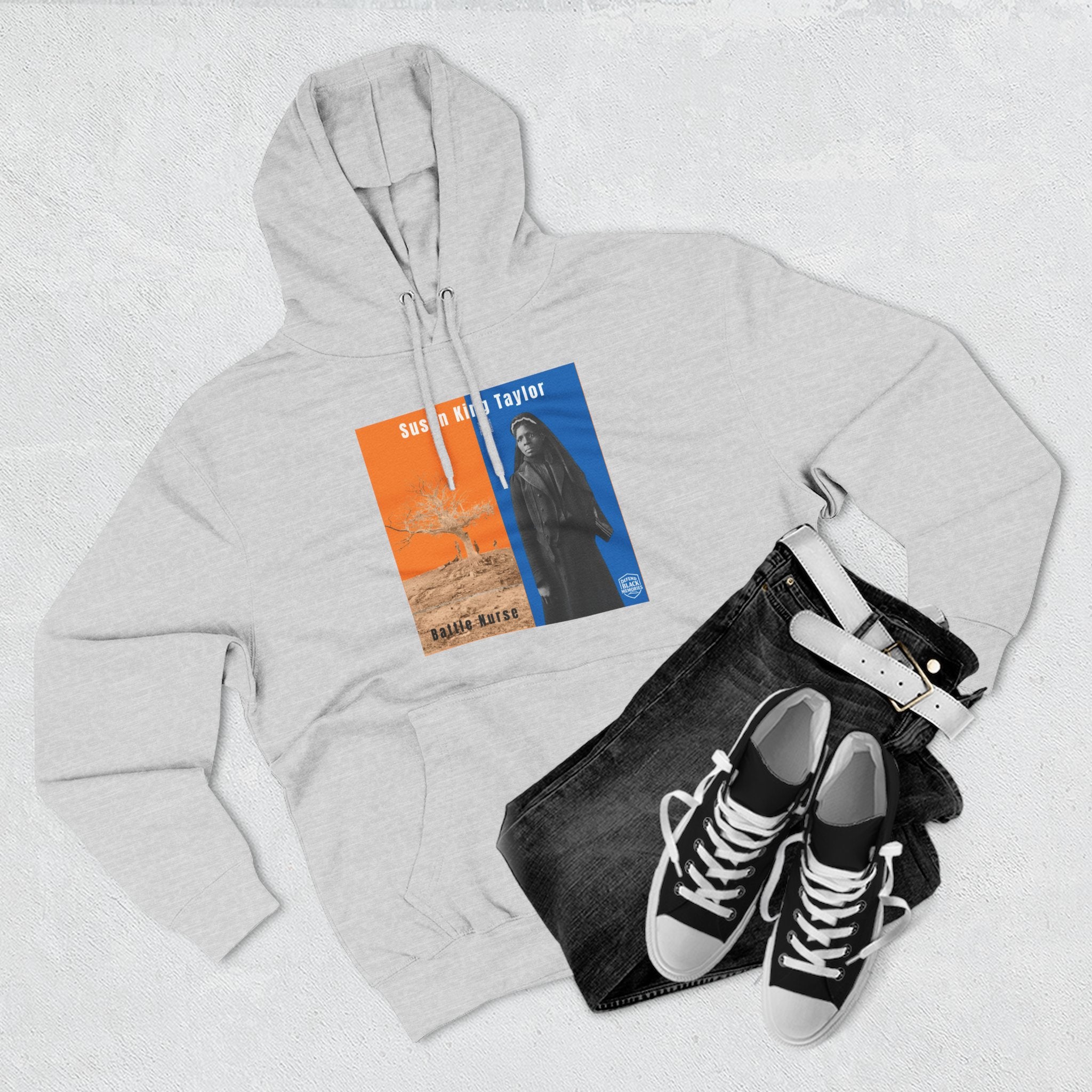 Susan King Taylor, Three-panel Historical Portrait Hoodie