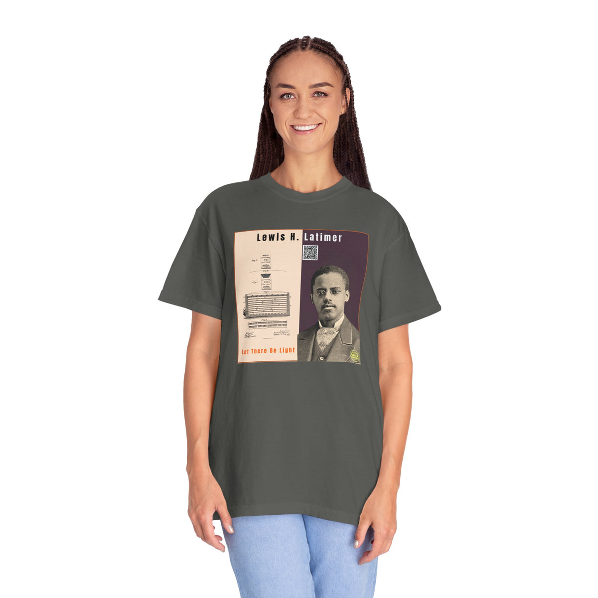 Lewis H. Latimer, Unisex, Historical Portrait T-shirt (City Champs)