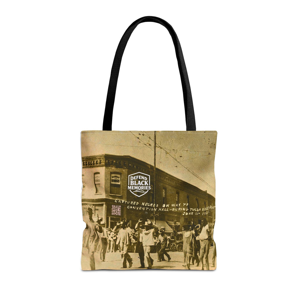 Tulsa Massacre 'Hands Up" Tote Bag (White)