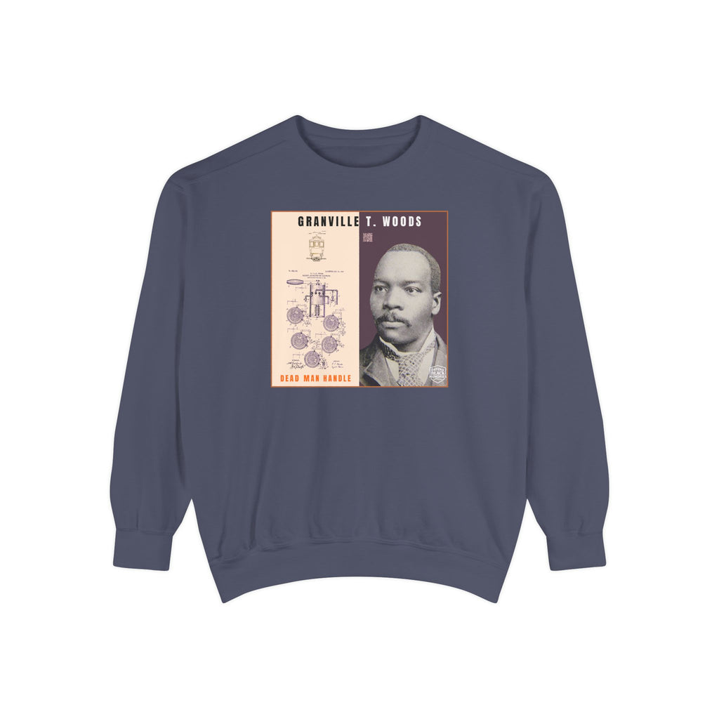 Granville T. Woods, Unisex, Historical Portrait Crewneck Sweatshirt (City Champs)