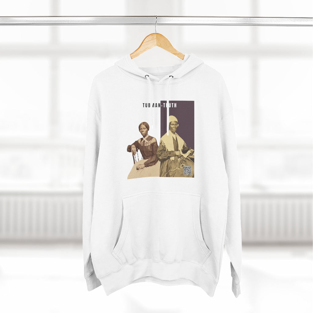 Tubman-Truth Three-panel, Historical Portrait Hoodie