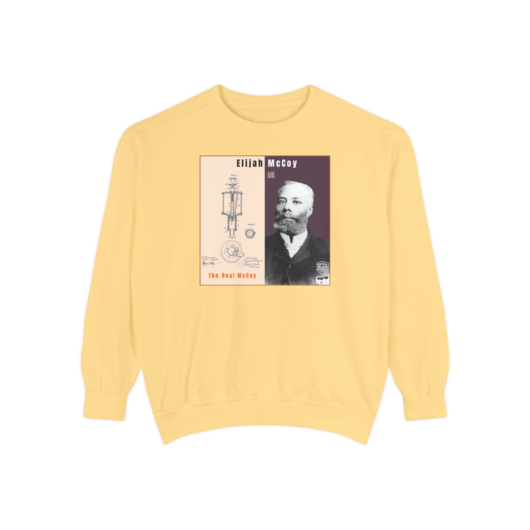 "The Real McCoy" Elijah McCoy Garment Dyed Tribute Sweatshirt (City Champs)