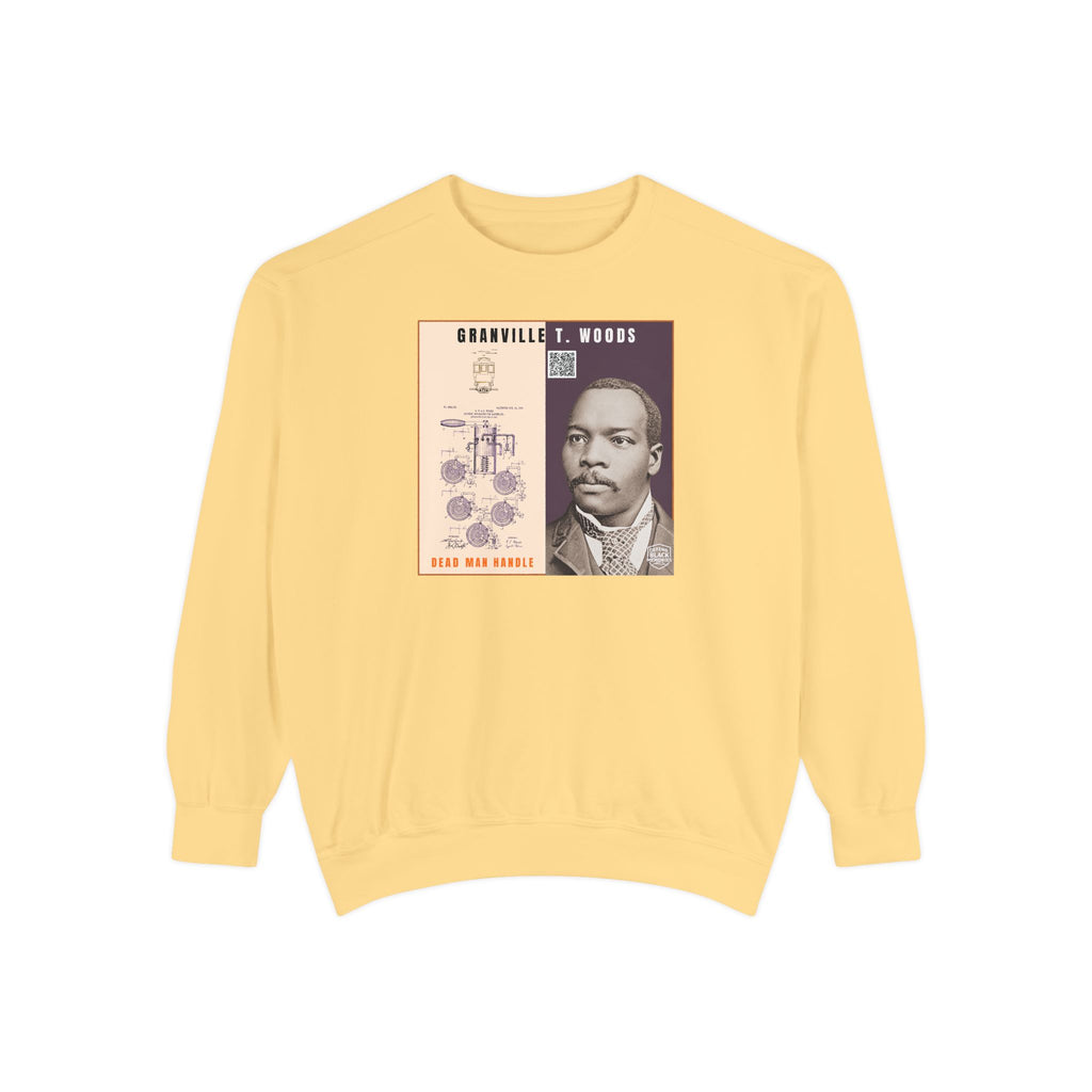 Granville T. Woods, Unisex, Historical Portrait Crewneck Sweatshirt (City Champs)