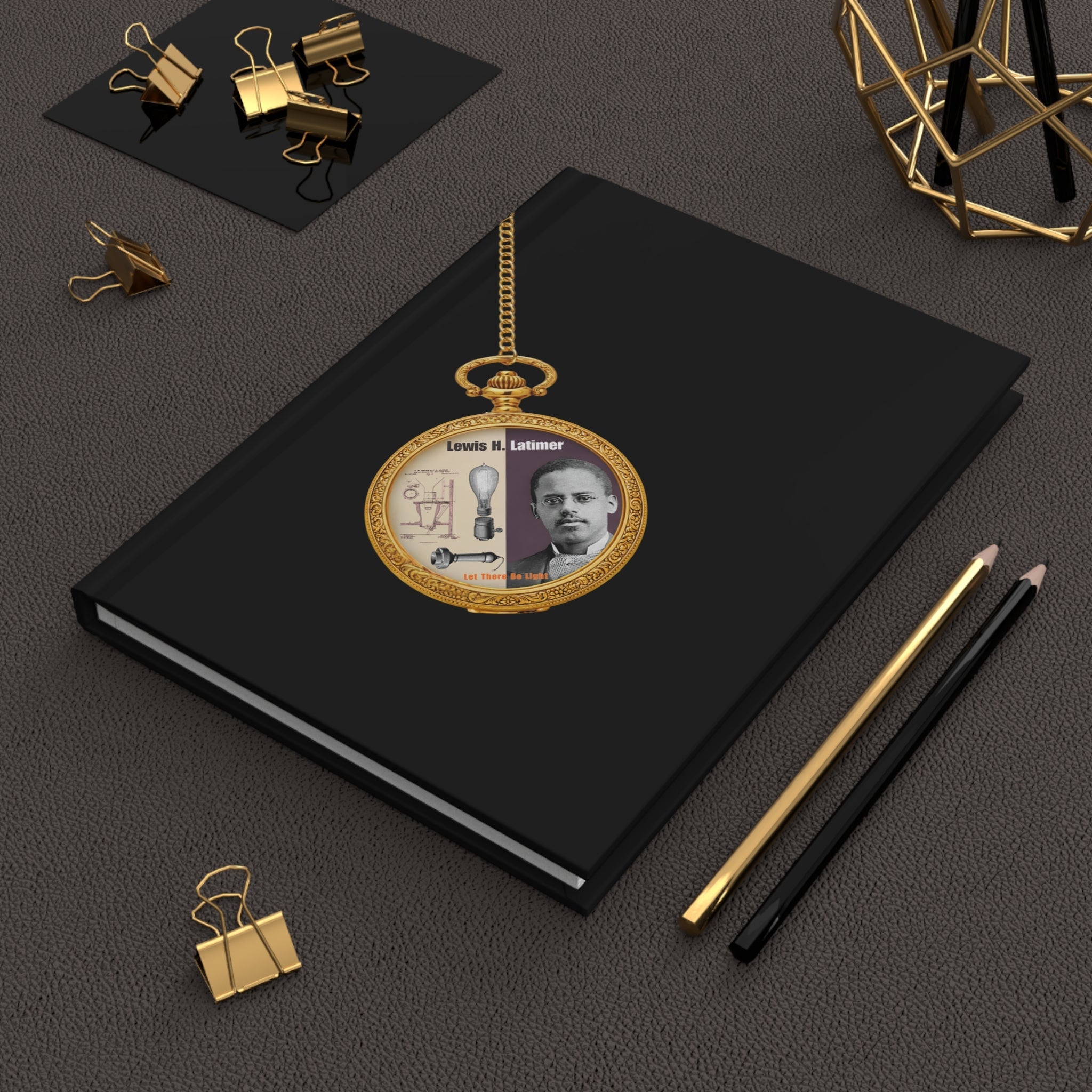 Hardcover Journal Matte (Lewis H. Latimer)