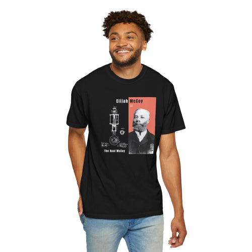 Elijah McCoy Portrait T-Shirt – Historical Inventor Graphic Tee (City Champs)