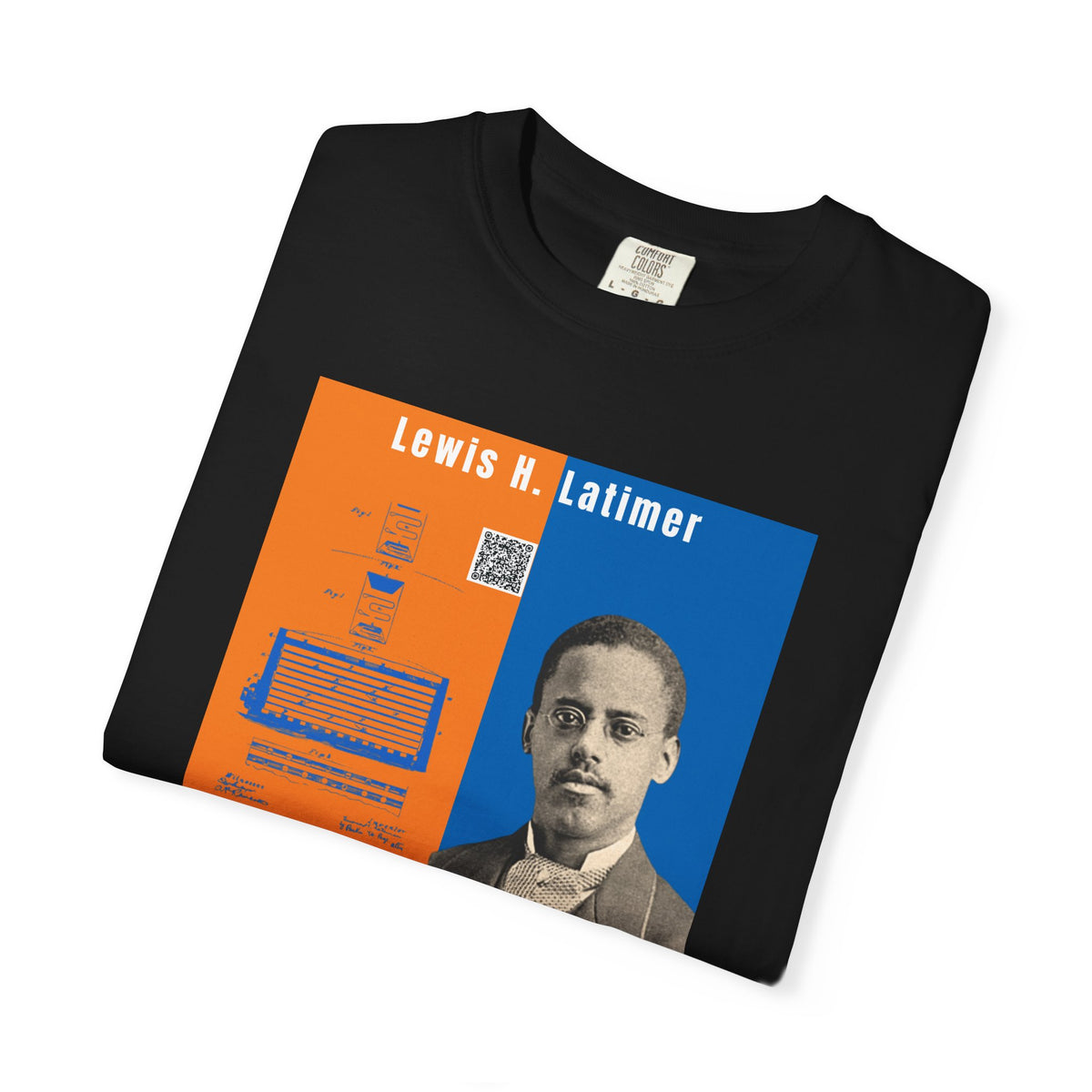 Lewis H. Latimer, Unisex, Historical Portrait T-shirt (City Champs)