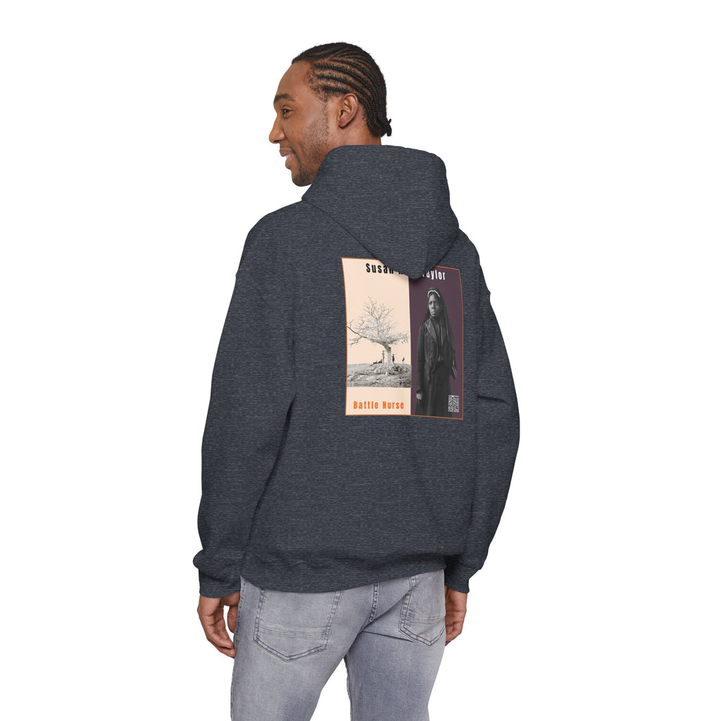 Susan King Taylor, Unisex, Historical Portrait, Heavy Blend™ Hooded Sweatshirt