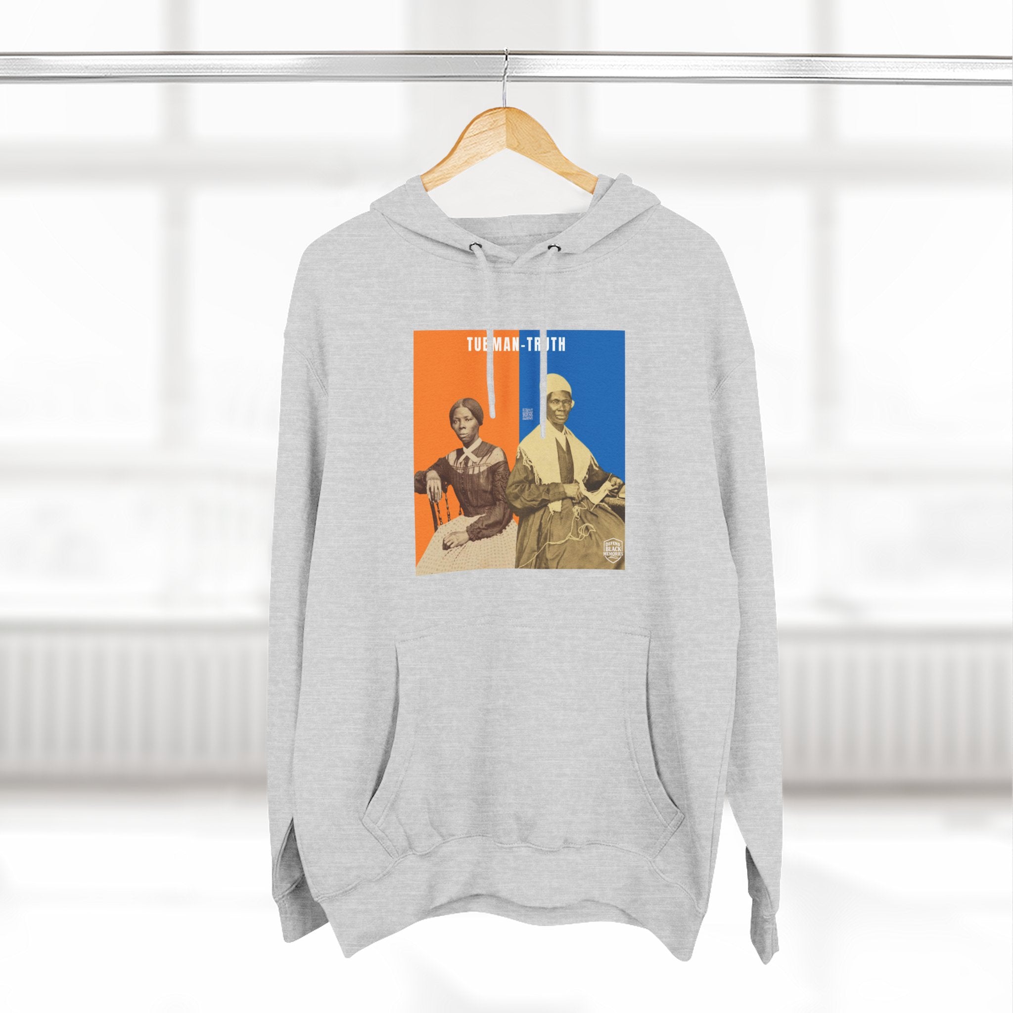 Tubman-Truth Three-panel, Historical Portrait Hoodie
