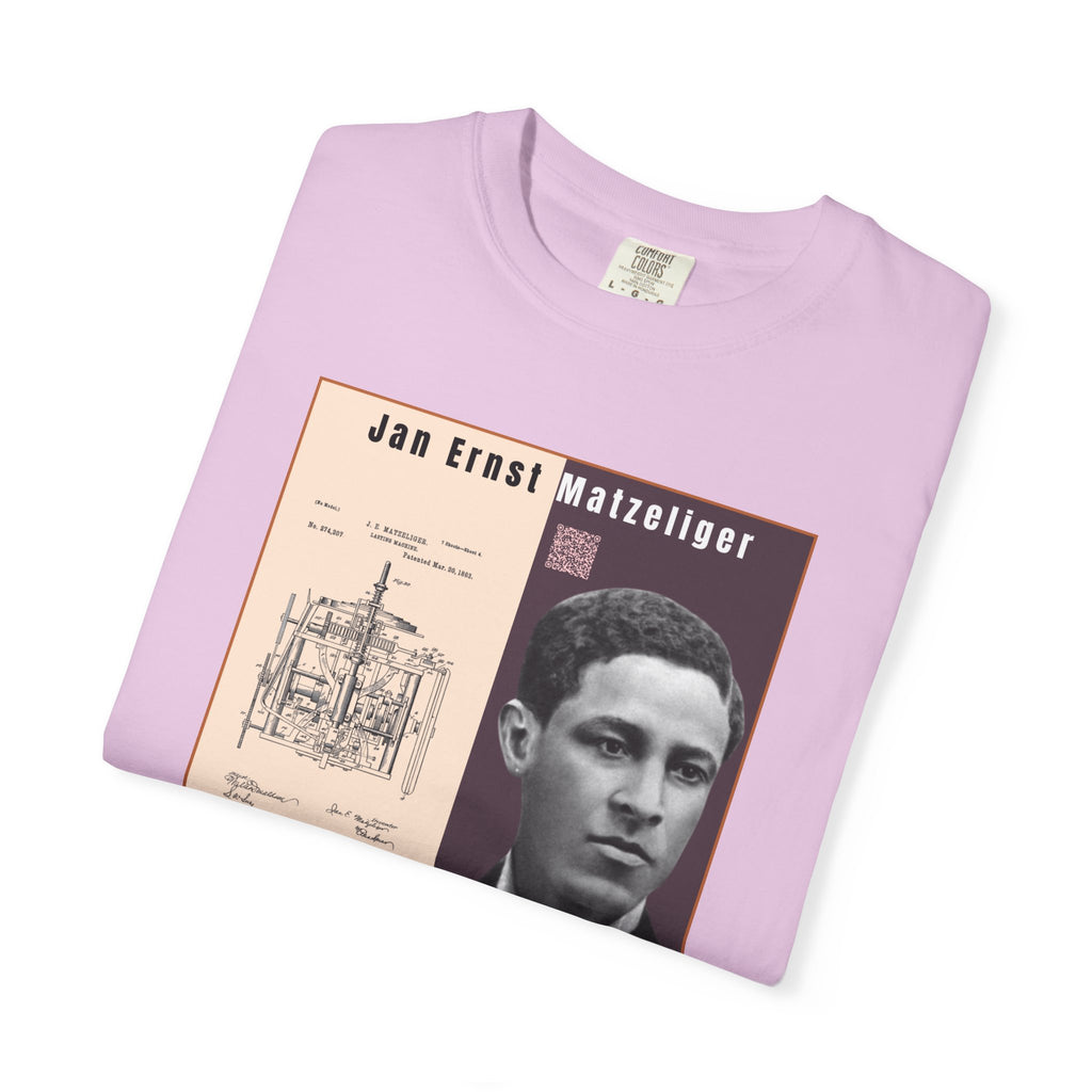 Jan Ernst Matzeliger Portrait T-Shirt – Historical Inventor Graphic Tee (City Champs)